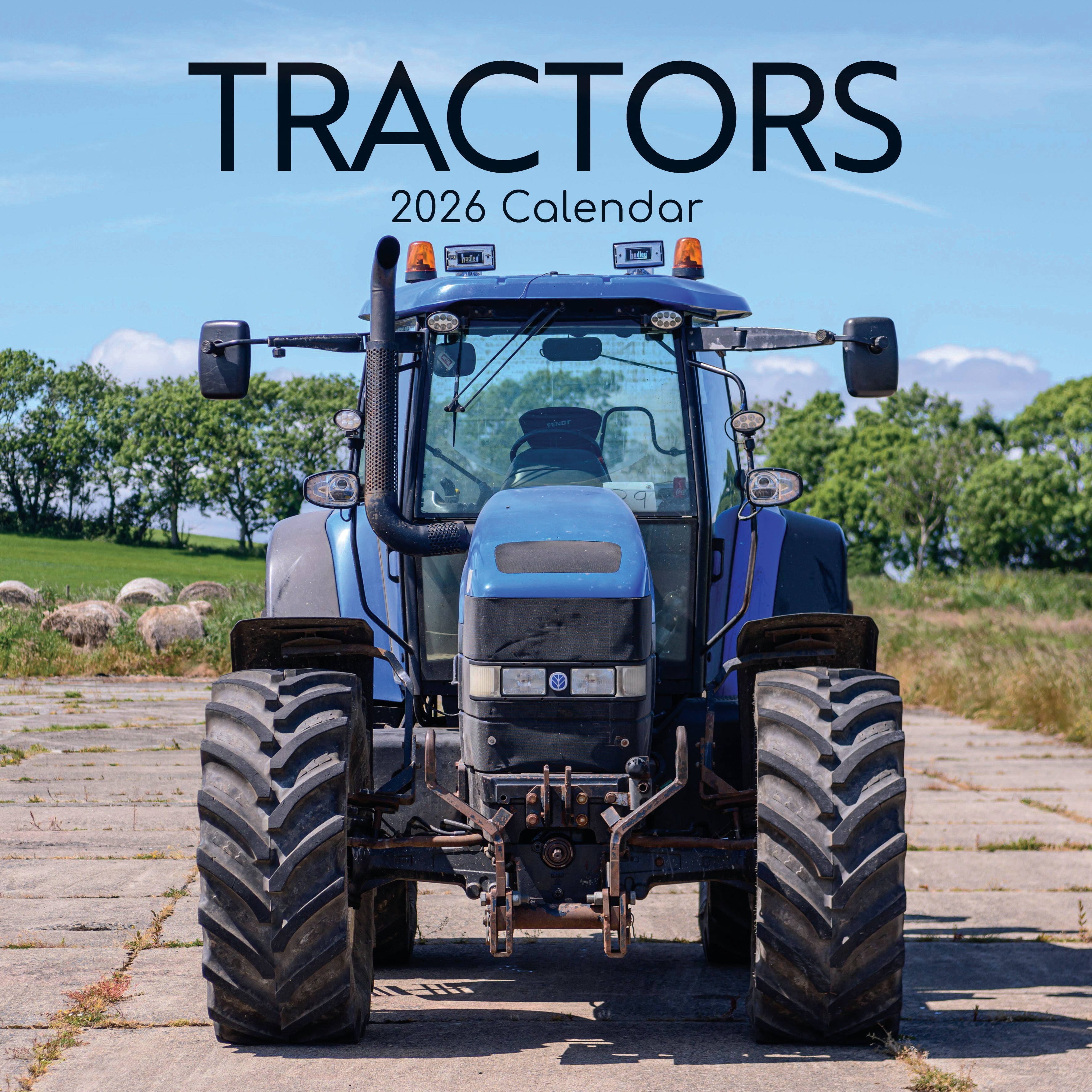 2026 Tractors - Square Wall Calendar