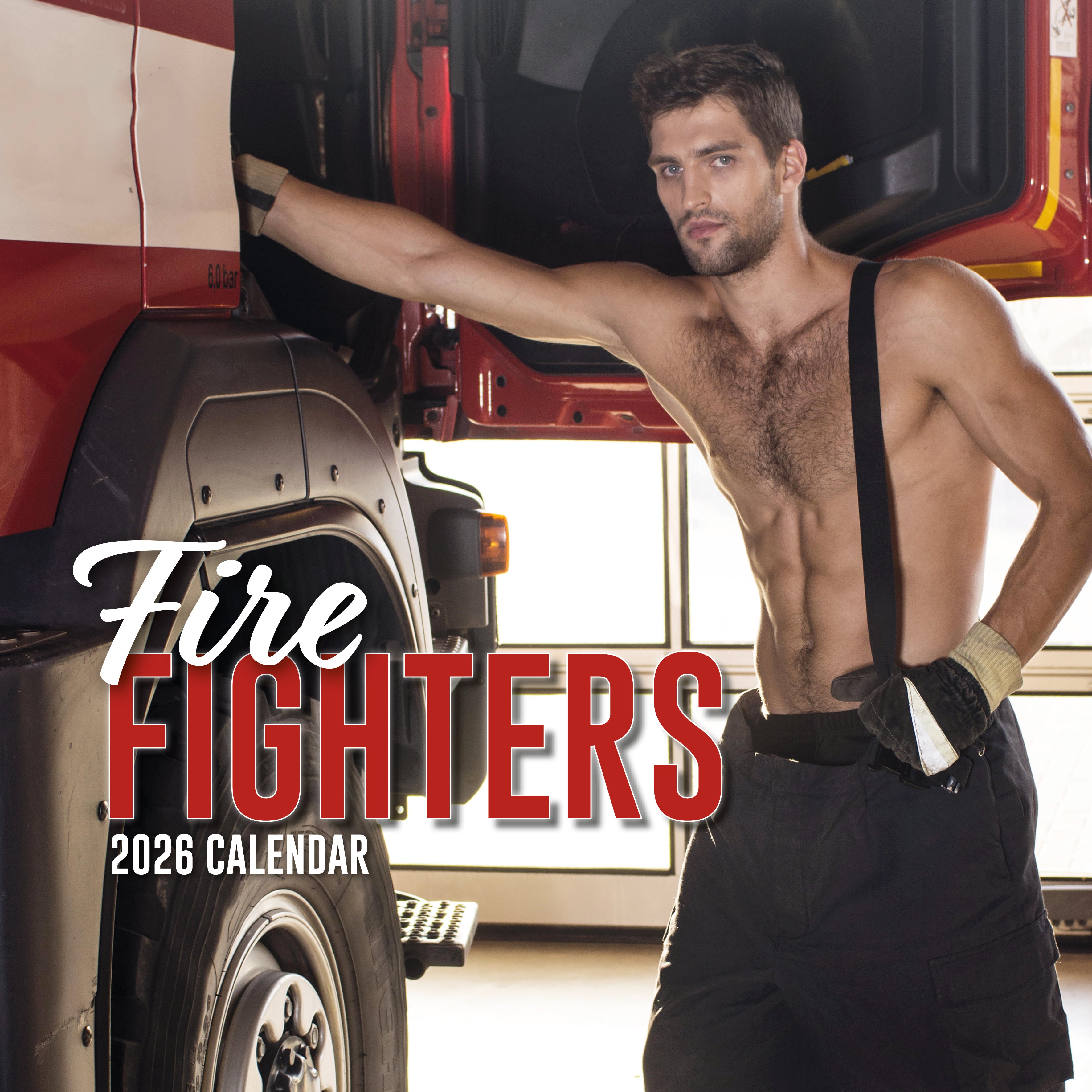 2026 Firefighters - Square Wall Calendar