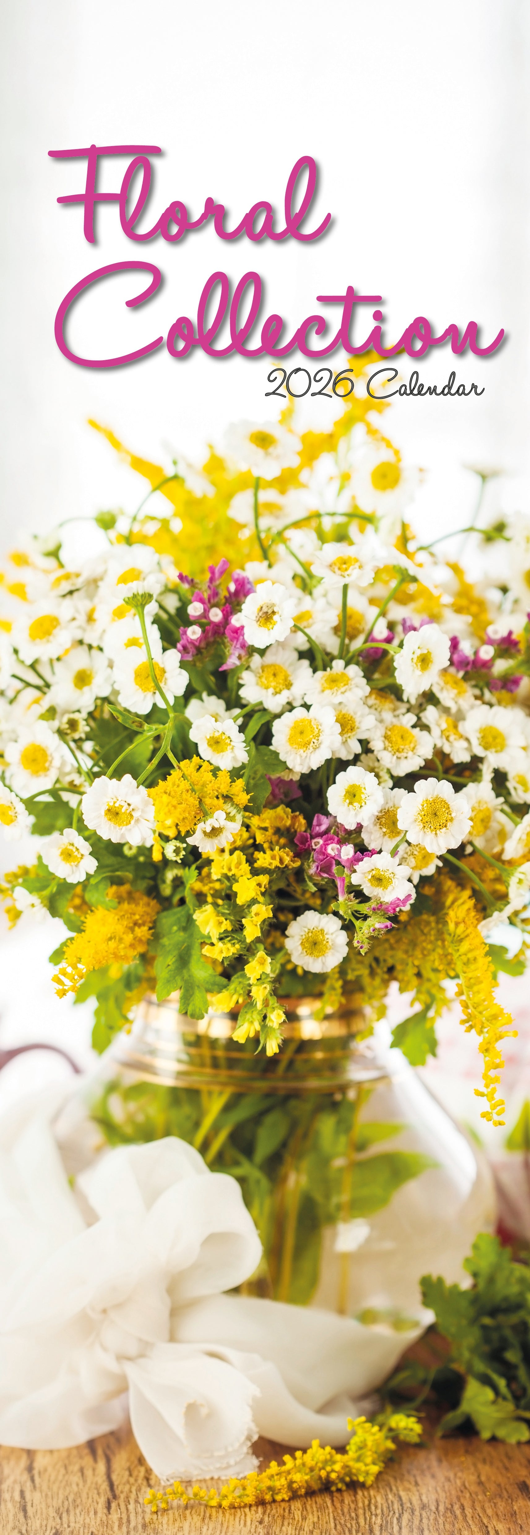 2026 Floral Collection - Slim Wall Calendar