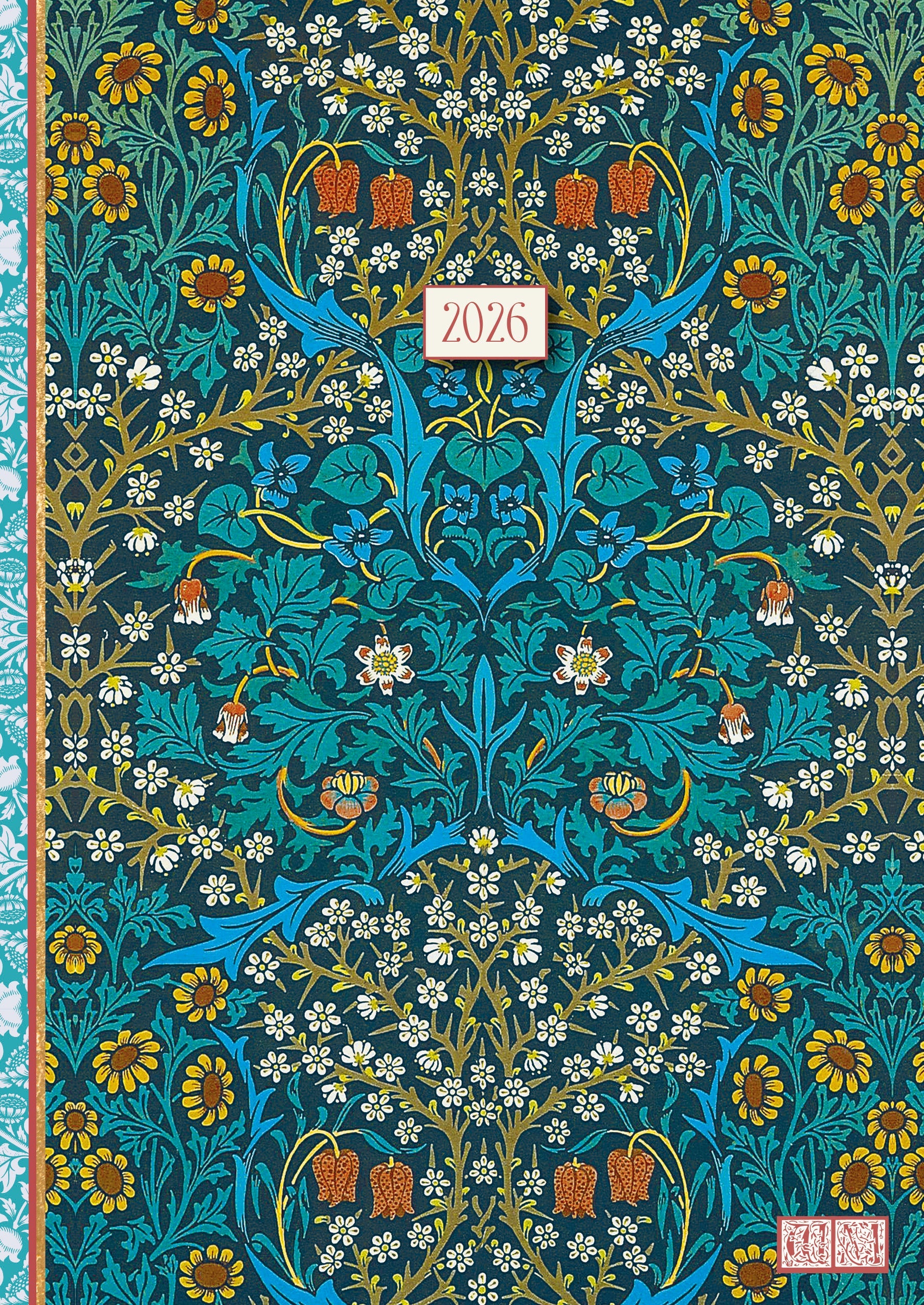 2026 William Morris - Blackthorn - Weekly Diary/Planner