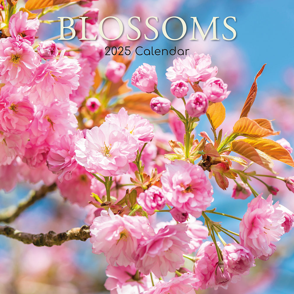 2025 Blossoms Square Wall Calendar