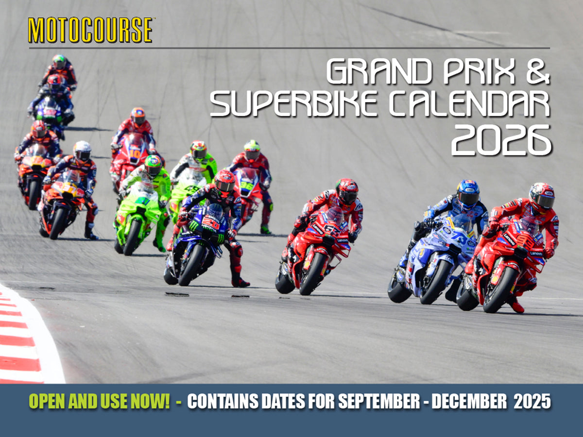 2026 Motocourse Grand Prix & Superbike - Deluxe Wall Calendar