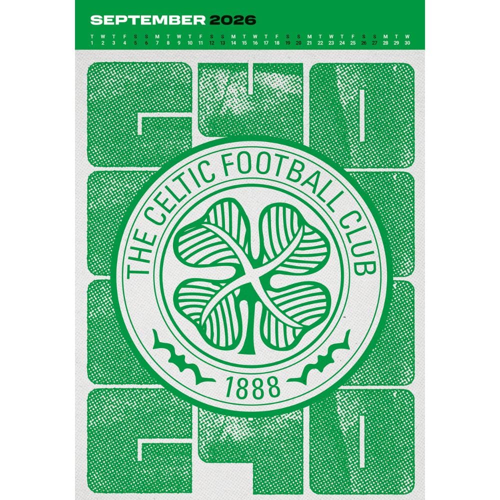 2026 Celtic FC - A3 Deluxe Wall Calendar