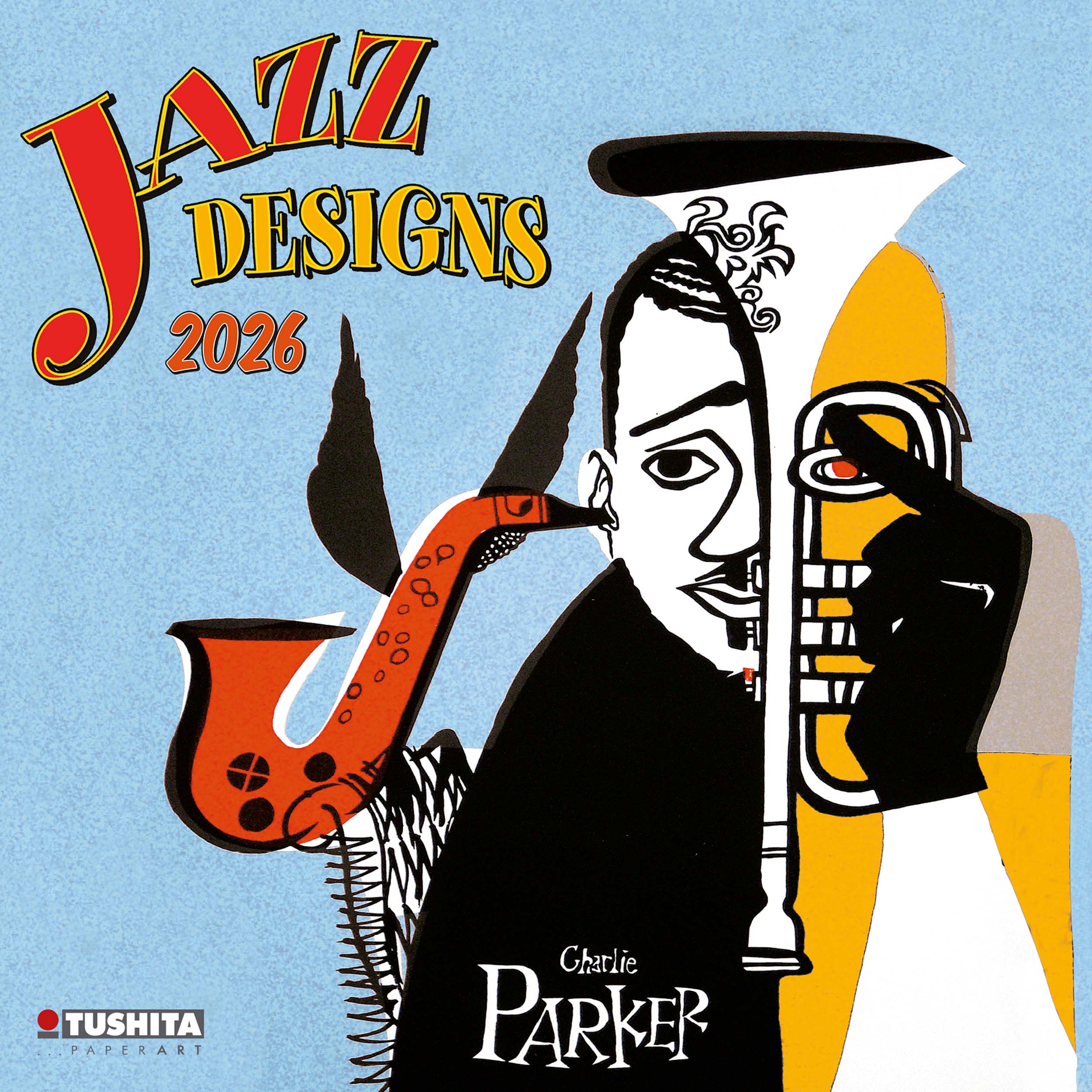 2026 Jazz Designs - Square Wall Calendar