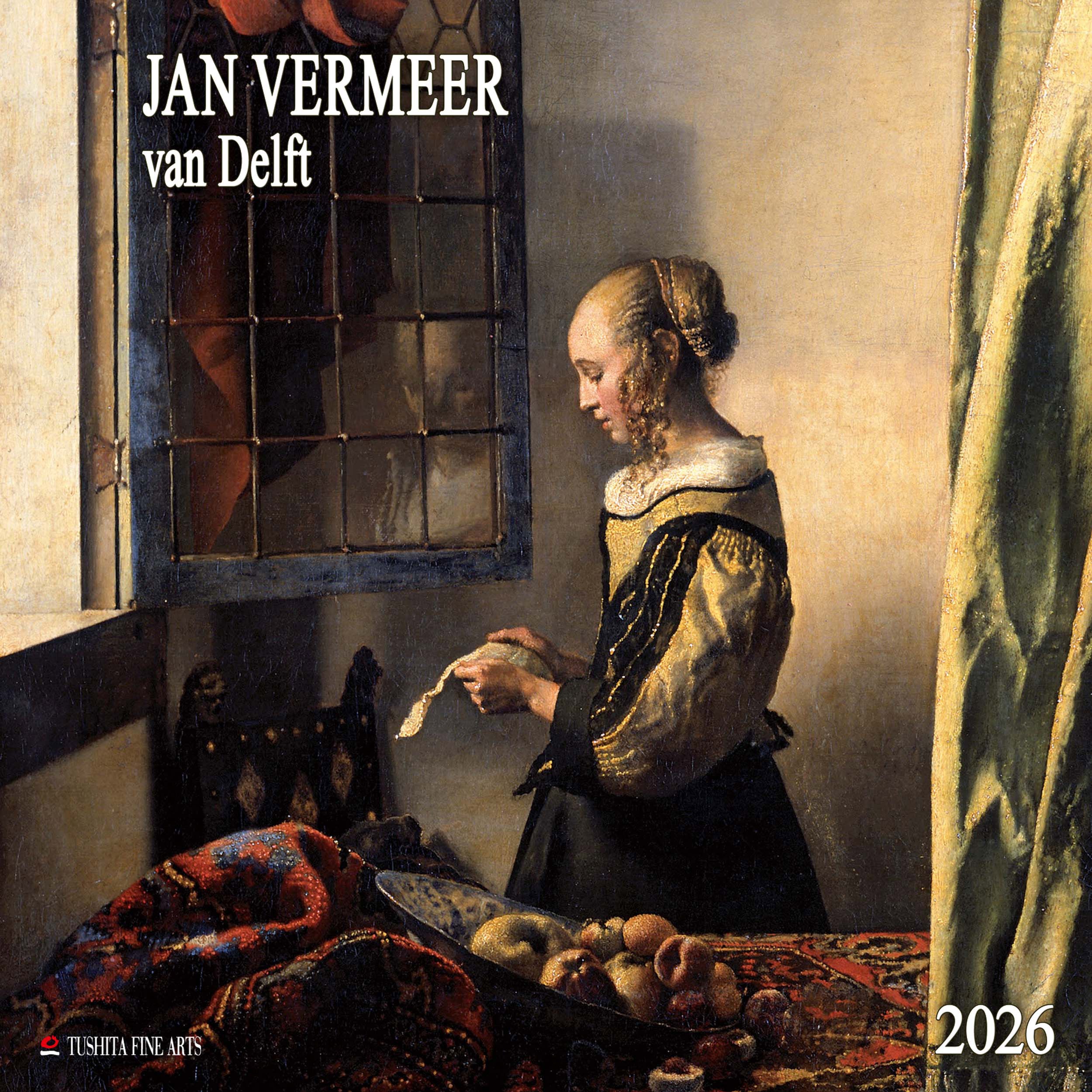 2026 Jan Vermeer van Delft - Square Wall Calendar