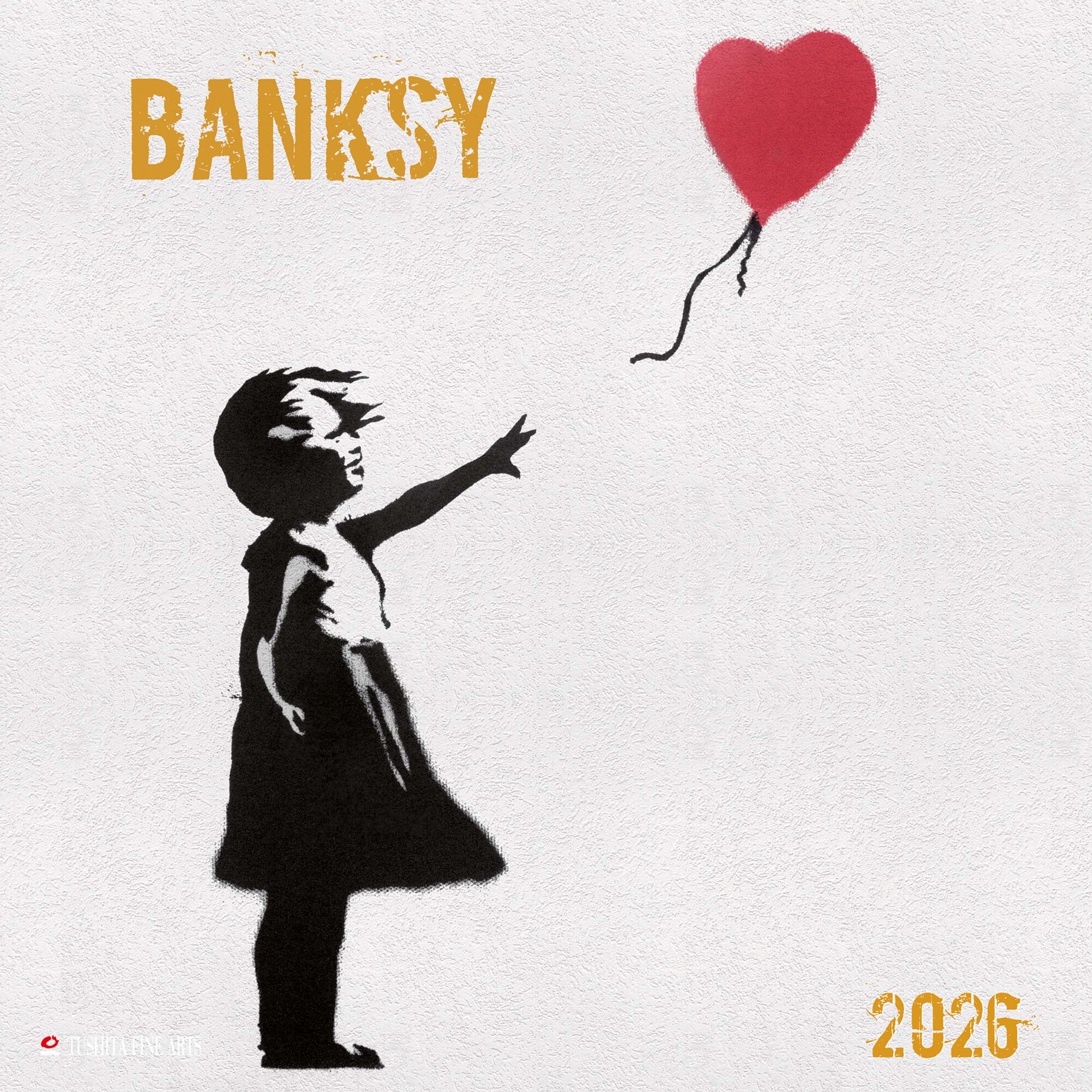 2026 Banksy - Square Wall Calendar