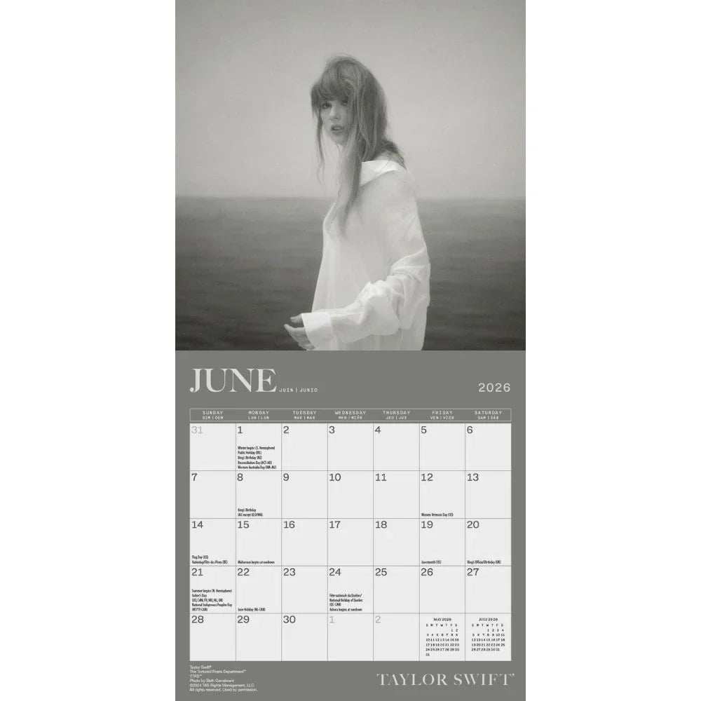 2026 Taylor Swift - Mini Wall Calendar
