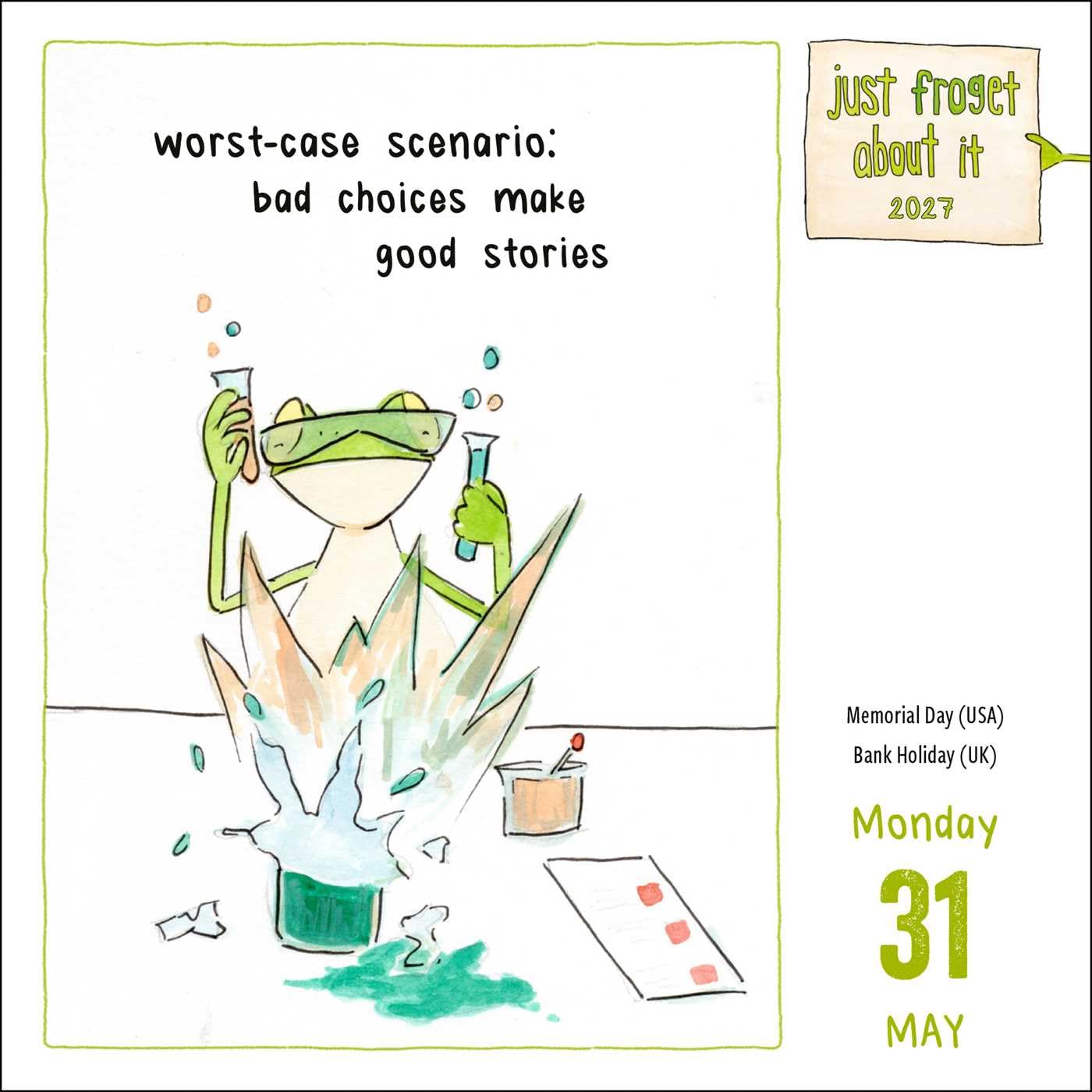 2027 Just Froget About it - Daily Boxed Page-A-Day Calendar