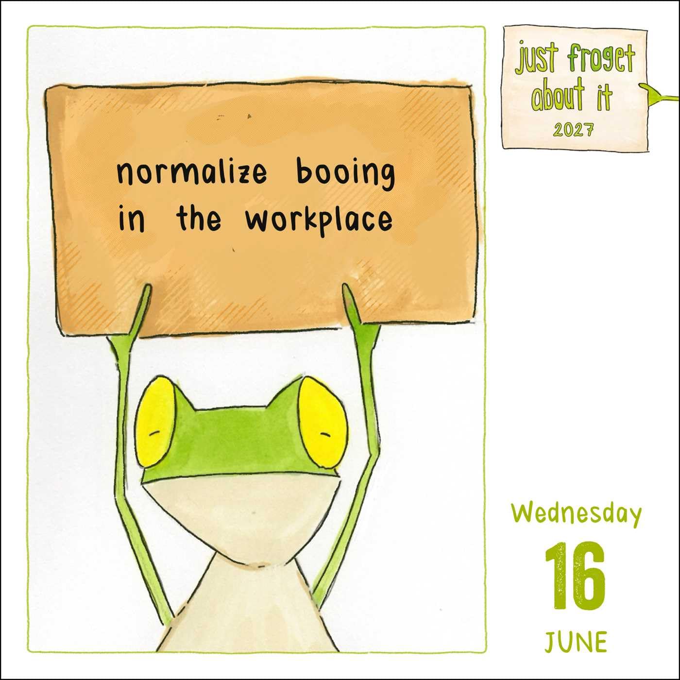 2027 Just Froget About it - Daily Boxed Page-A-Day Calendar