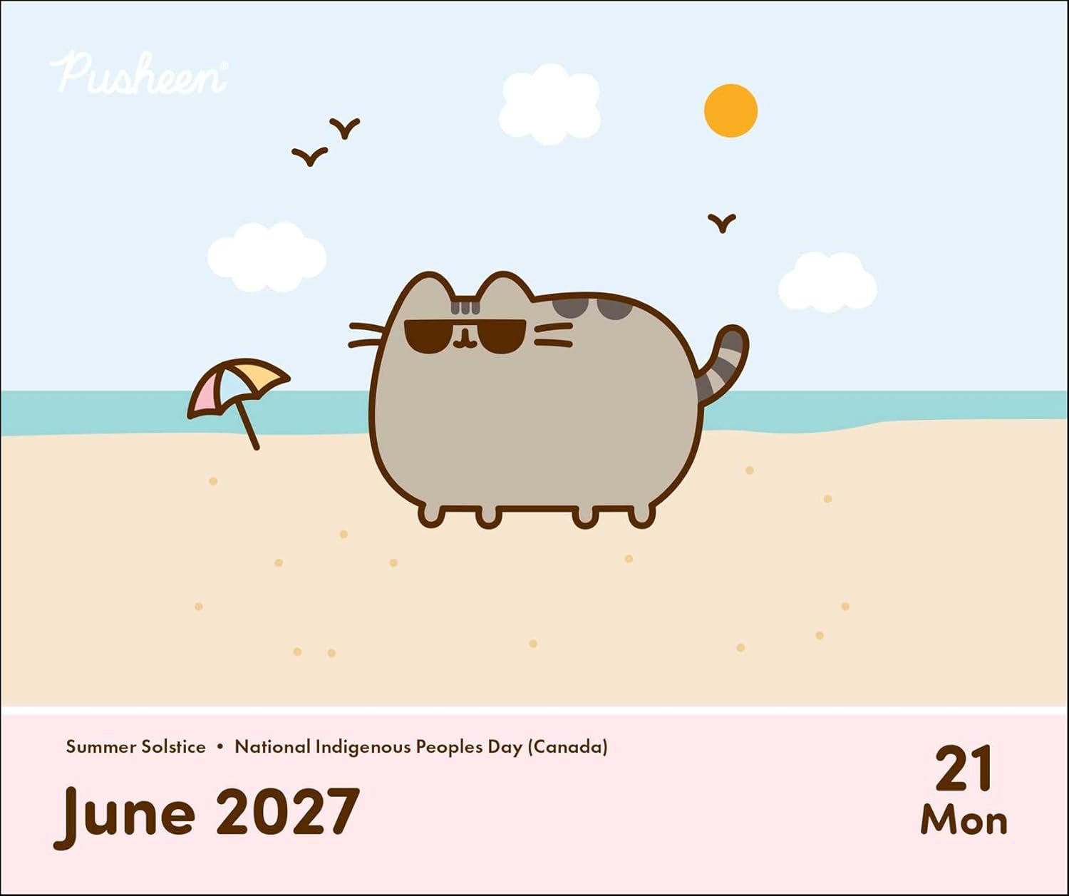2027 Pusheen - Daily Boxed Page-A-Day Calendar