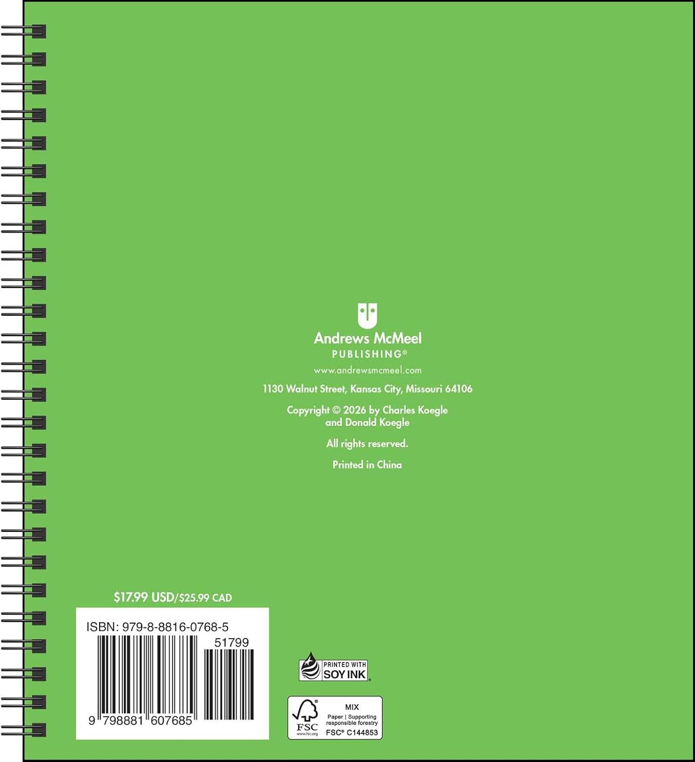2027 Left-Hander's - Weekly Diary/Planner