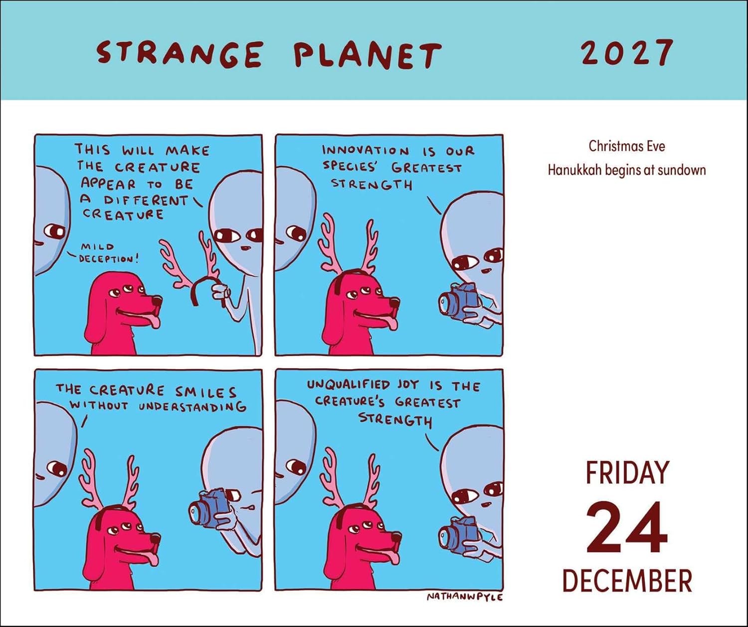 2027 Strange Planet - Daily Boxed Page-A-Day Calendar
