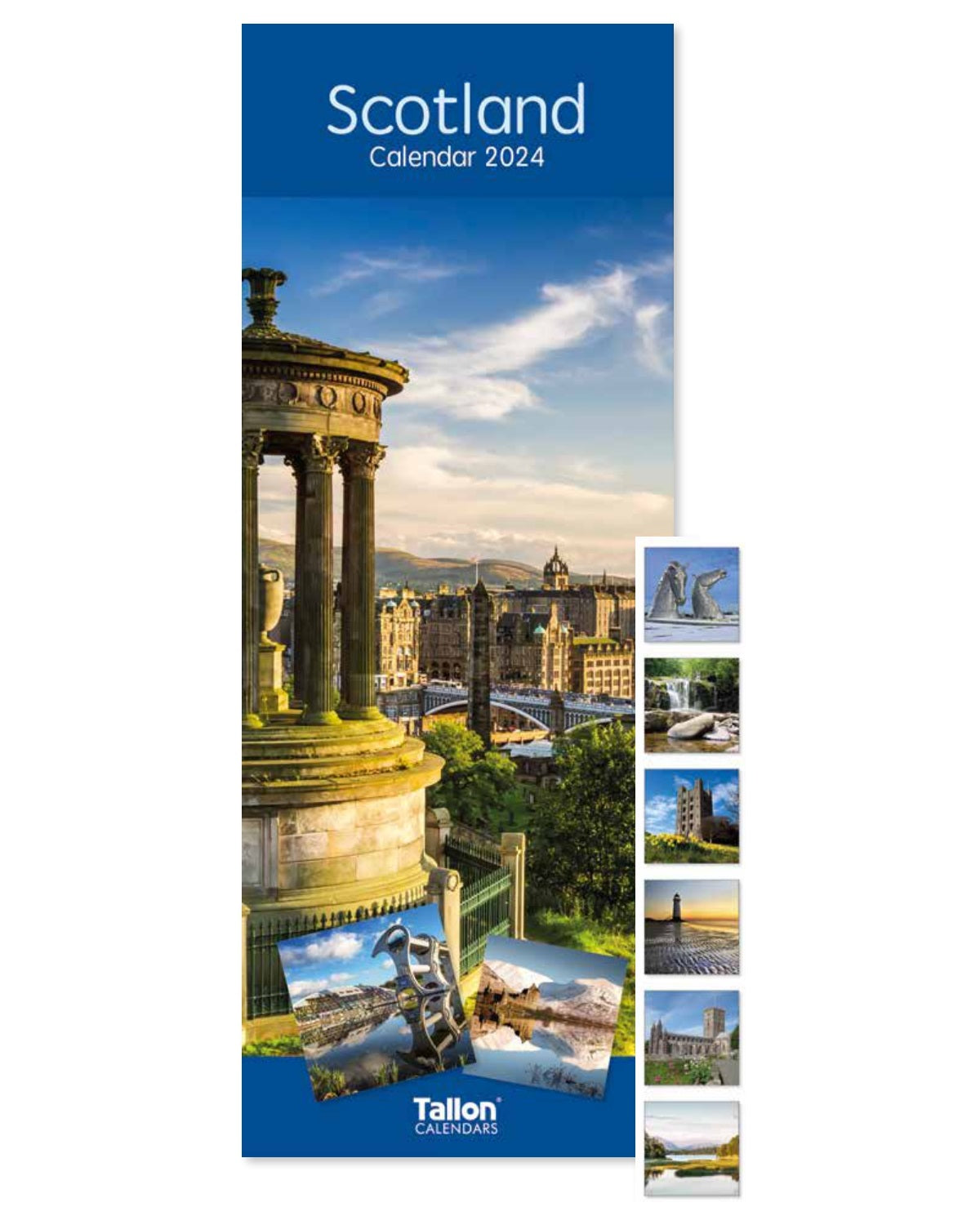 Wall　2024　Calendar　Super　Blue　Scotland　Slim