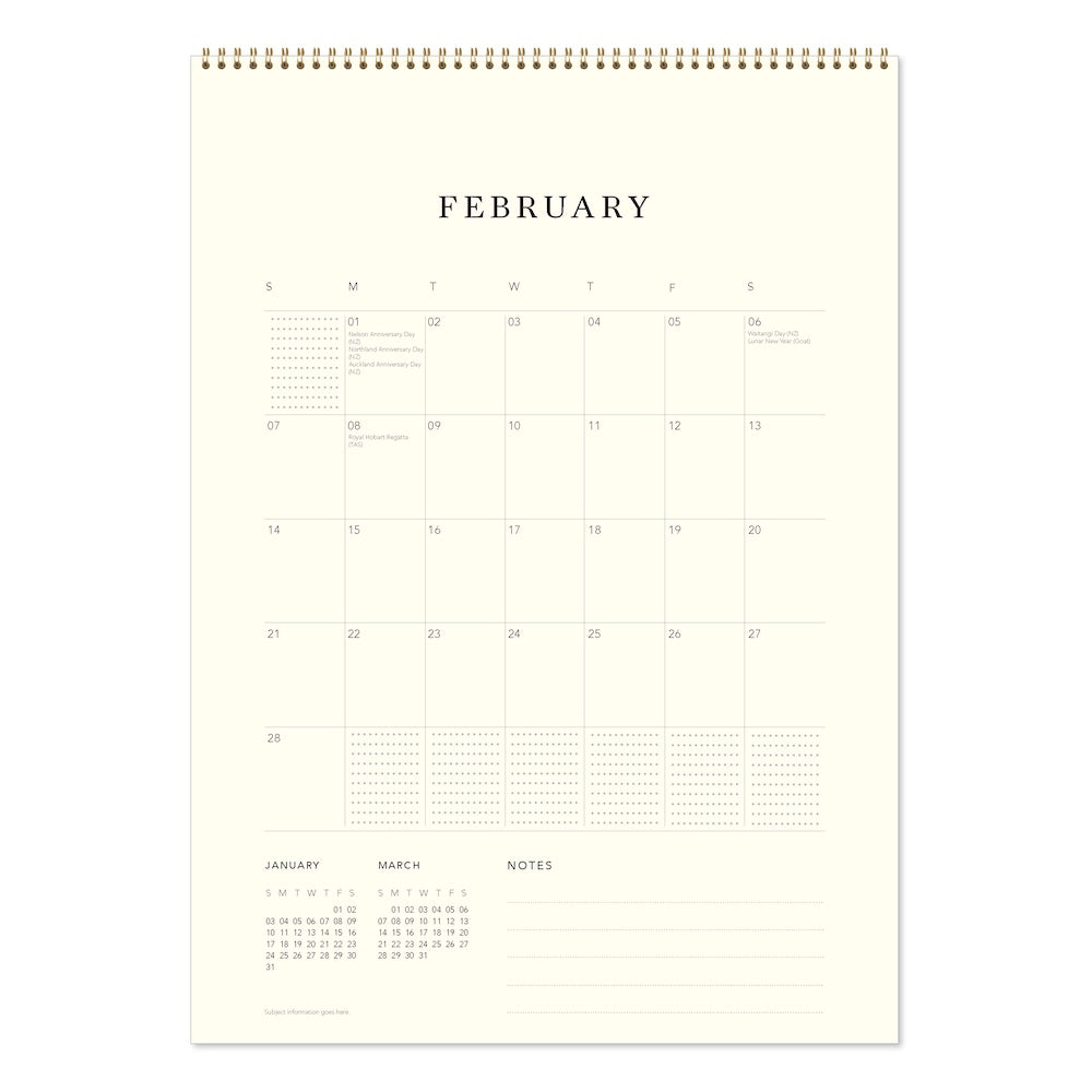 2027 Curly Girl - Deluxe Wall Calendar