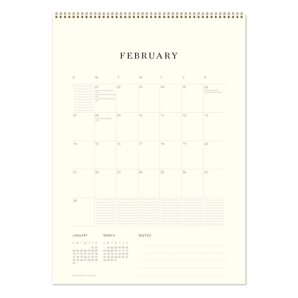 2027 Hutch Cassidy - Deluxe Wall Calendar