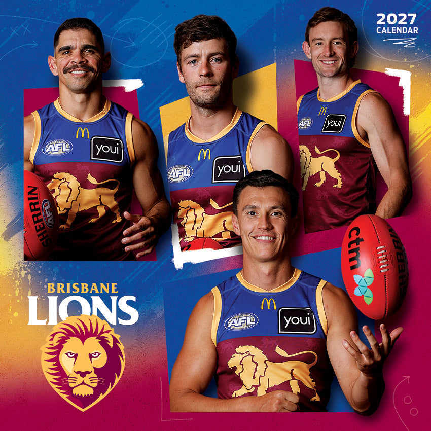 2027 AFL Brisbane Lions calendar image 1