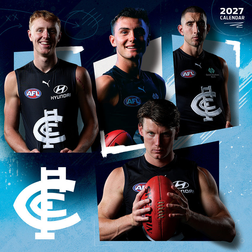 2027 AFL Carlton Blues calendar image 1