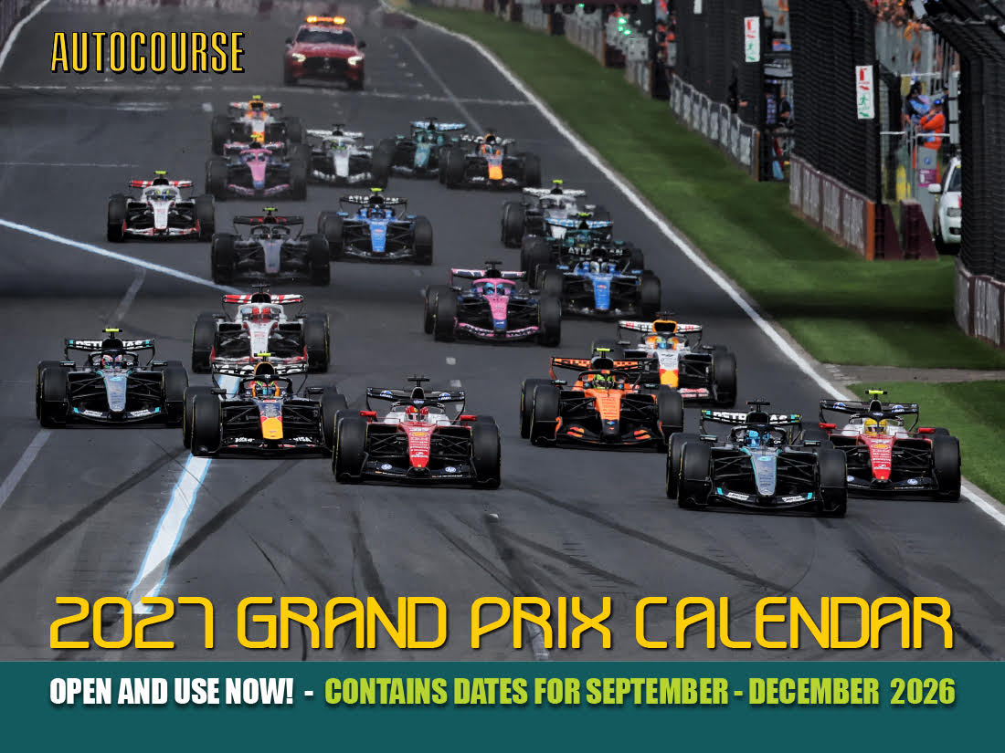 2027 Autocourse Grand Prix - Deluxe Wall Calendar