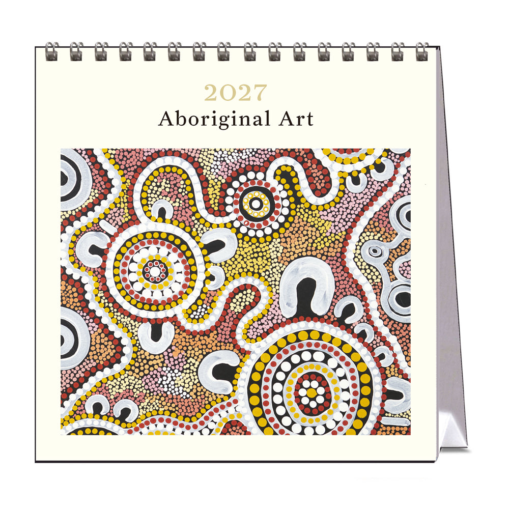 2027 Aboriginal Art - Desk Easel Calendar