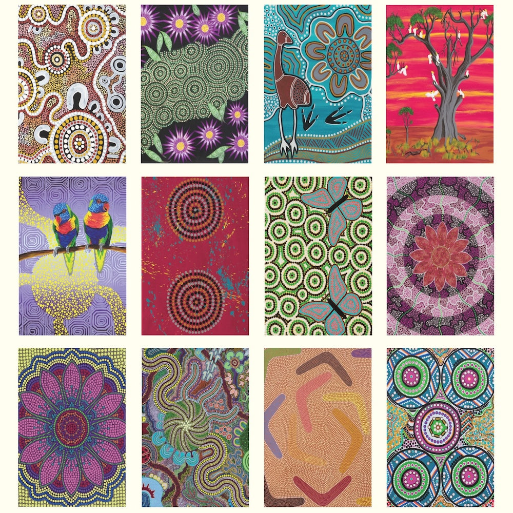 2027 Aboriginal Art - Desk Easel Calendar