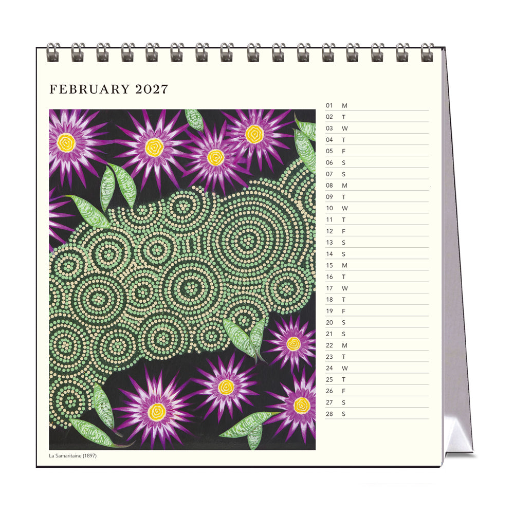 2027 Aboriginal Art - Desk Easel Calendar