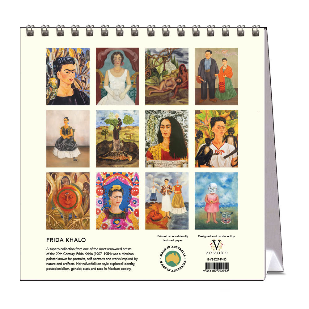 2027 Frida Kahlo - Desk Easel Calendar