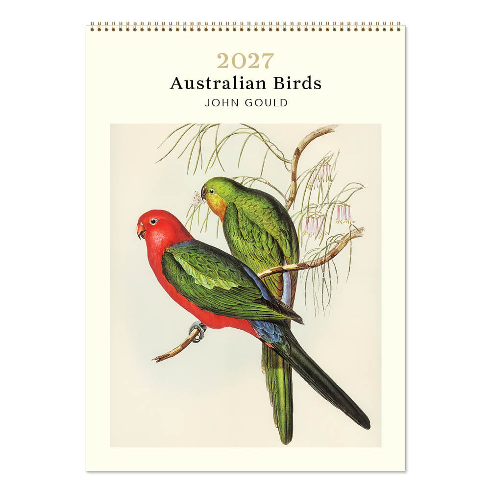 2027 Australian Birds John Gould - Deluxe Wall Calendar