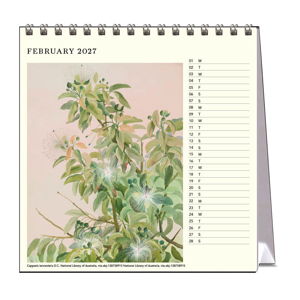 2027 Ellis Rowan Flowers - Desk Easel Calendar