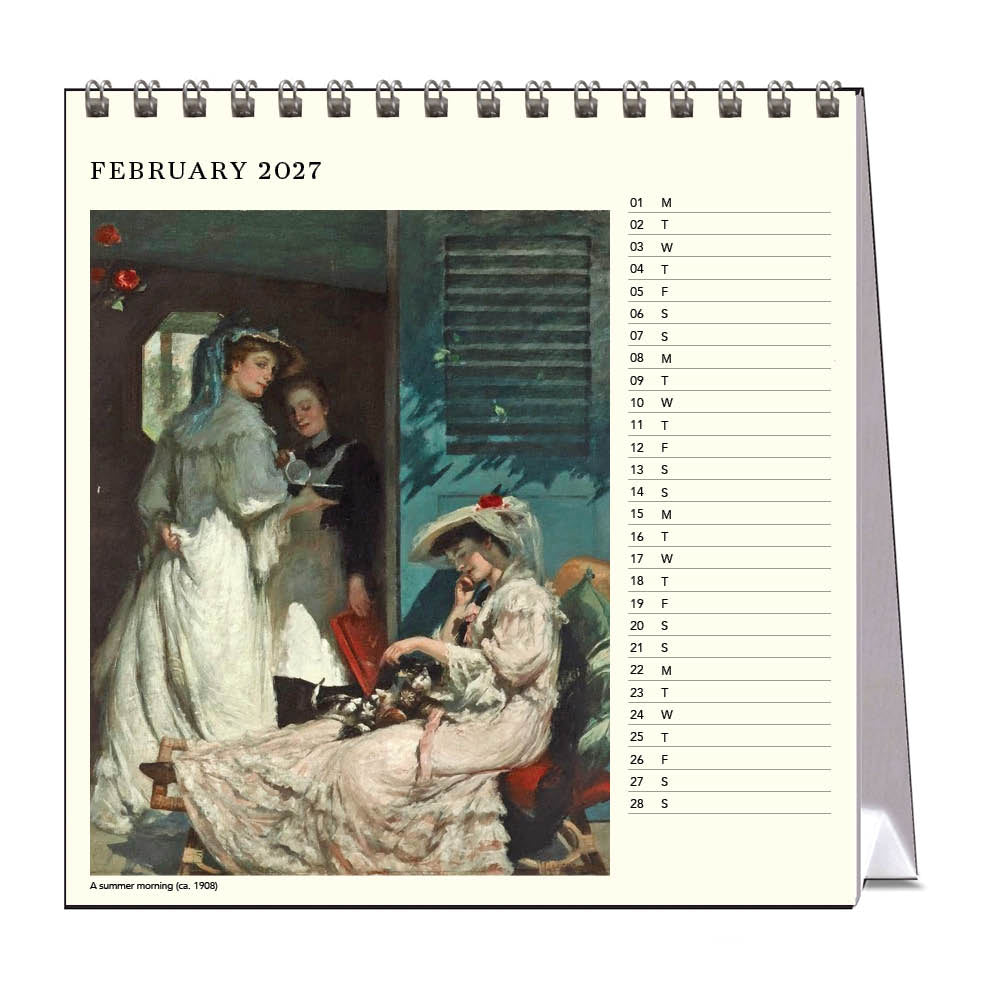 2027 Rupert Bunny Australian Artist - Desk Easel Calendar