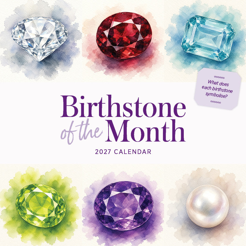 2027 Birthstone of the Month - Square Wall Calendar