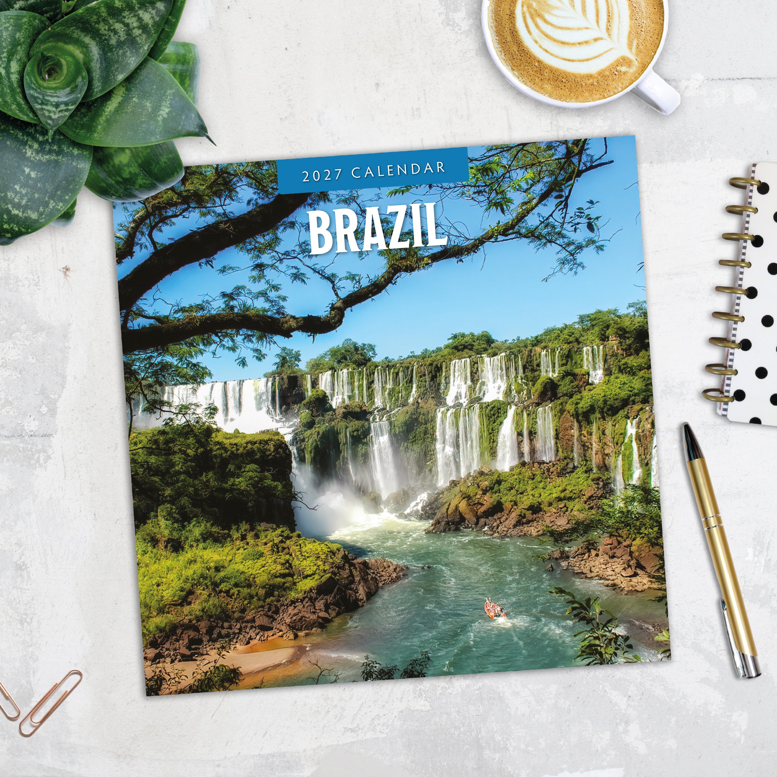 2027 Brazil - Square Wall Calendar