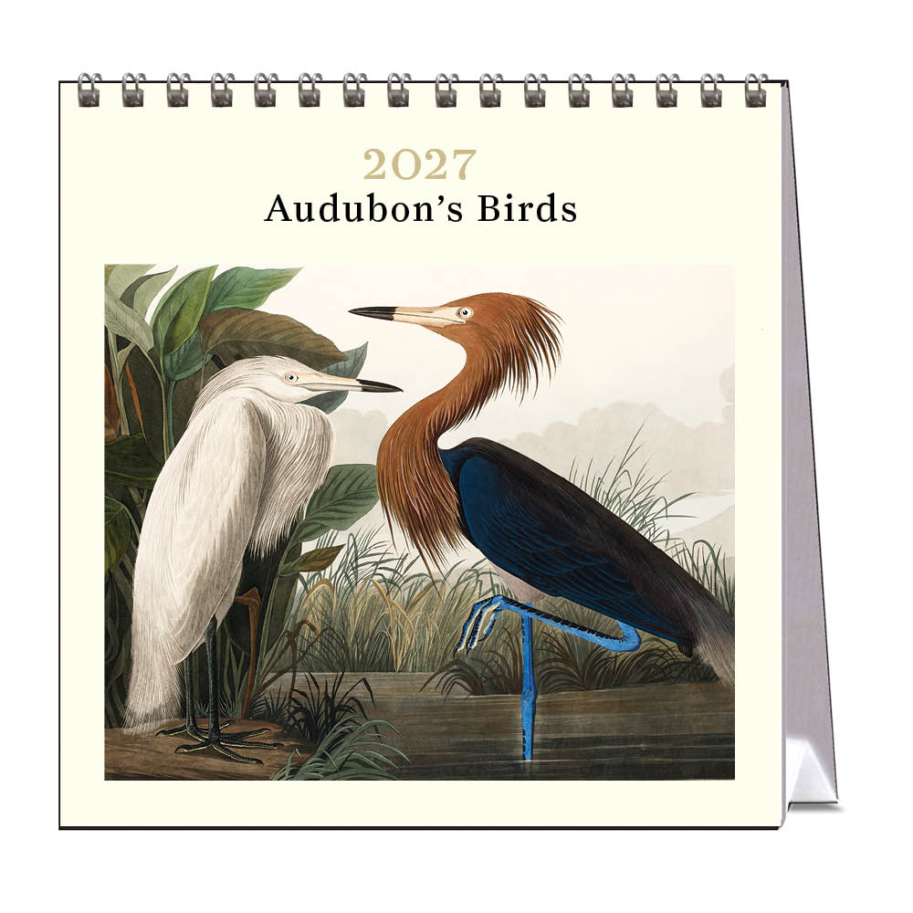 2027 Audubon's Birds - Desk Easel Calendar