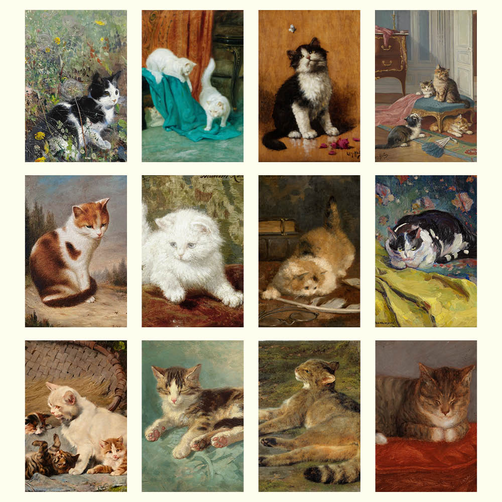 2027 The Artful Cat - Desk Easel Calendar