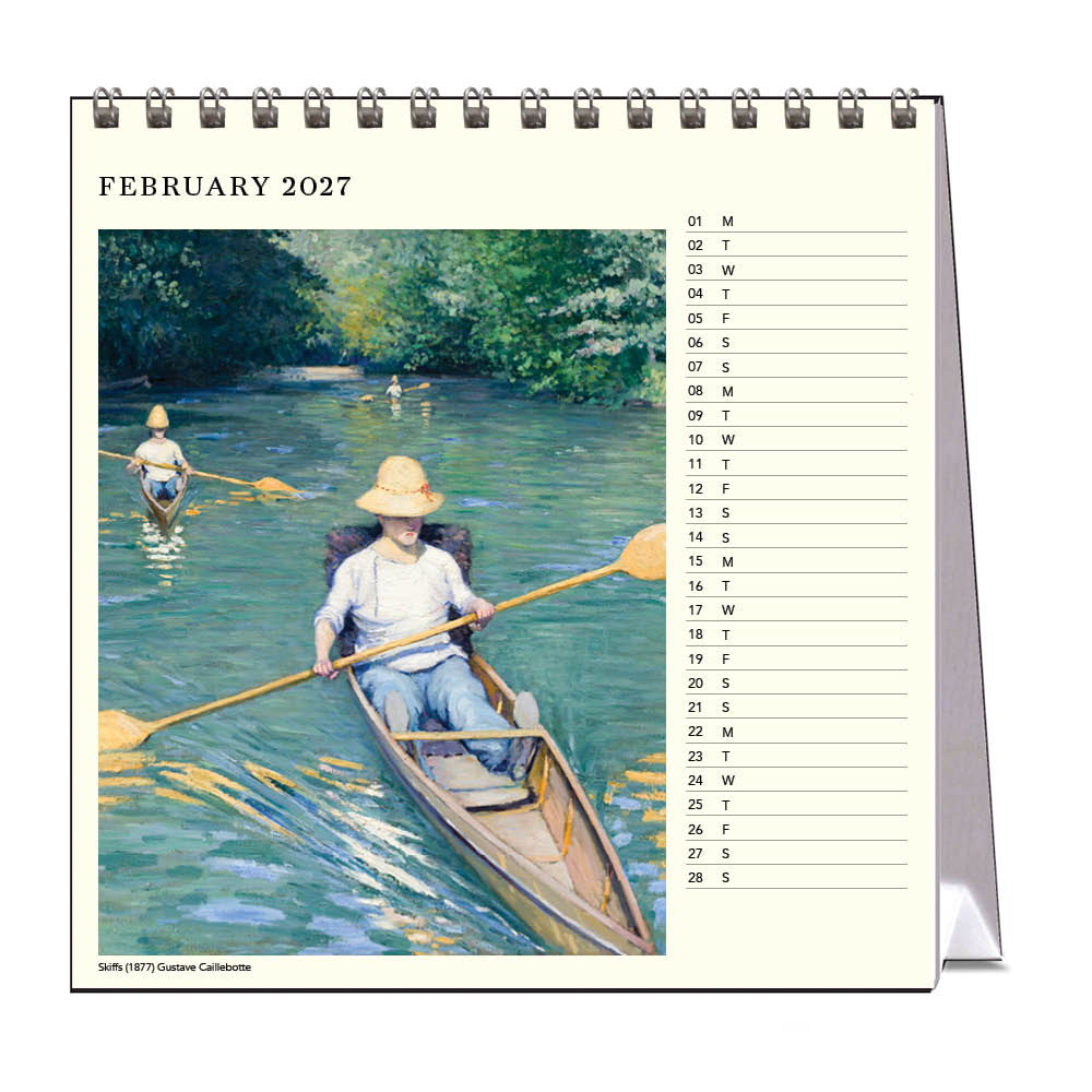 2027 Boats - Desk Easel Calendar