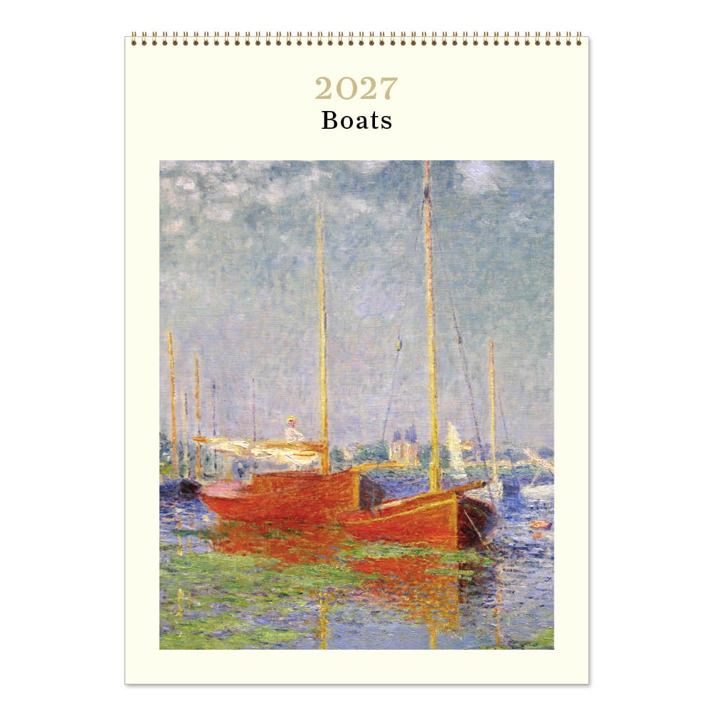 2027 Boats - Deluxe Wall Calendar