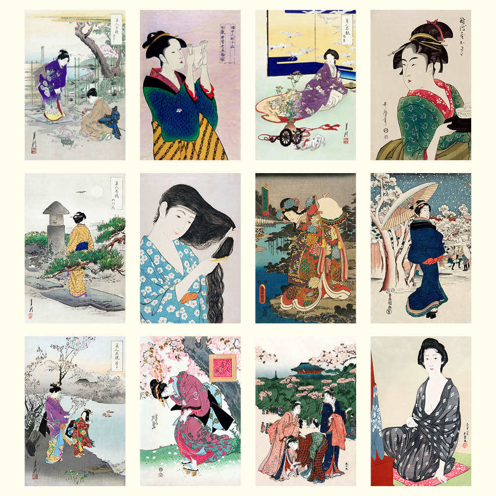 2027 Japanese Woodblock - Desk Easel Calendar