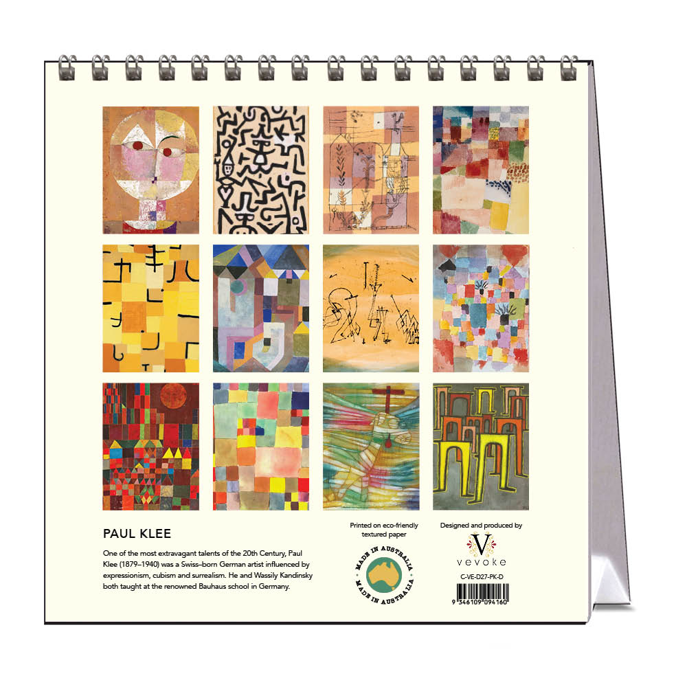 2027 Paul Klee - Desk Easel Calendar
