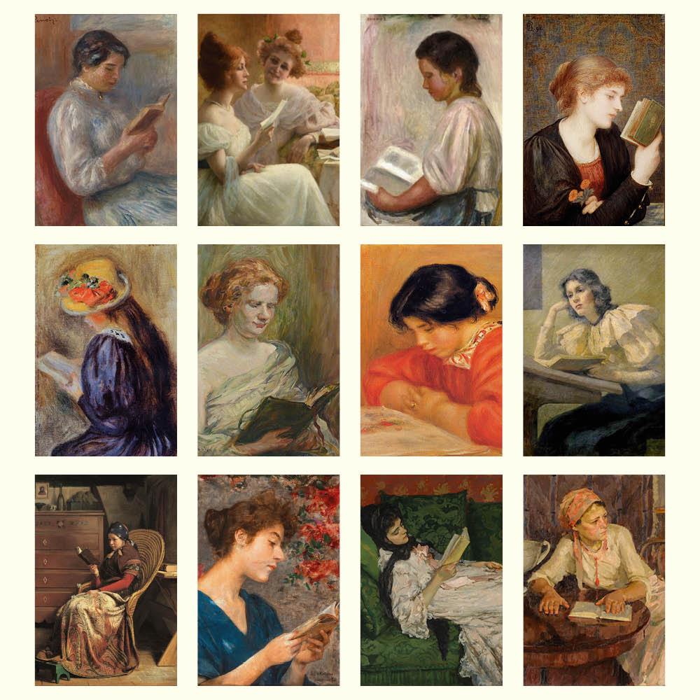 2027 The Reading Woman - Deluxe Wall Calendar