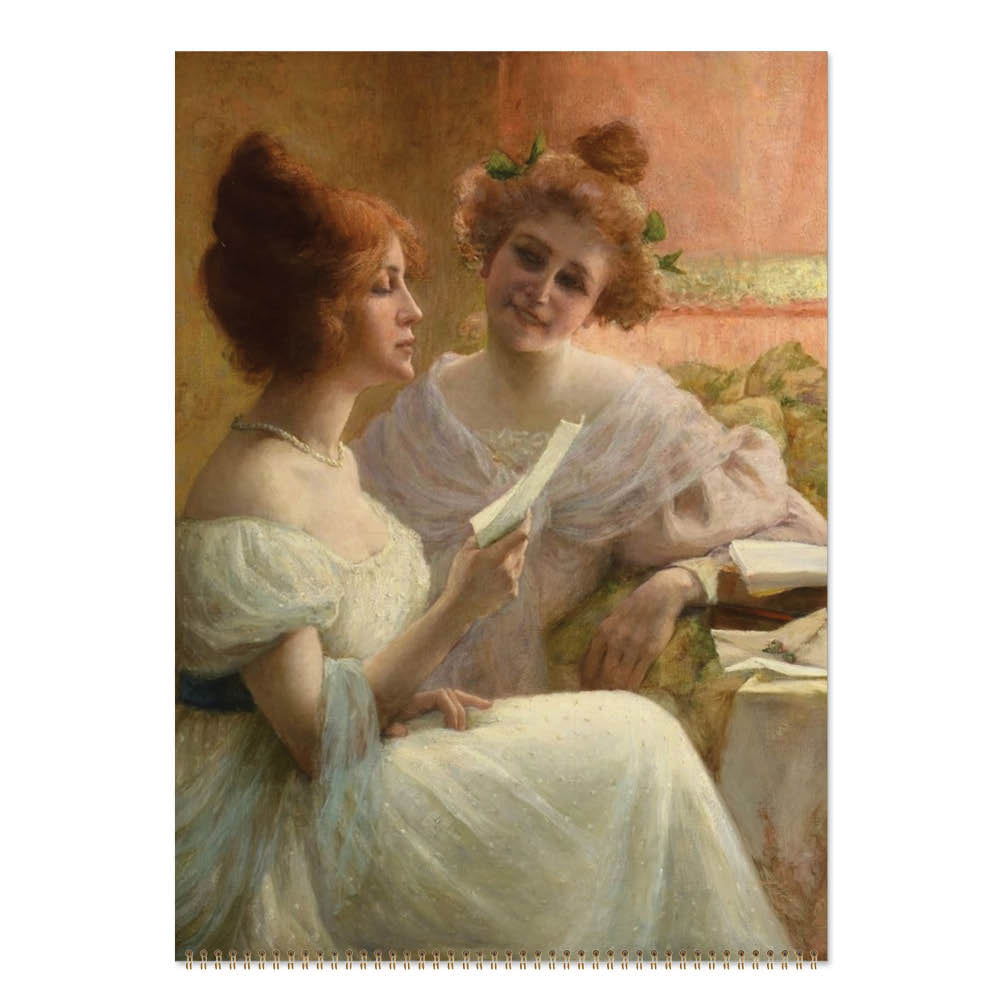 2027 The Reading Woman - Deluxe Wall Calendar