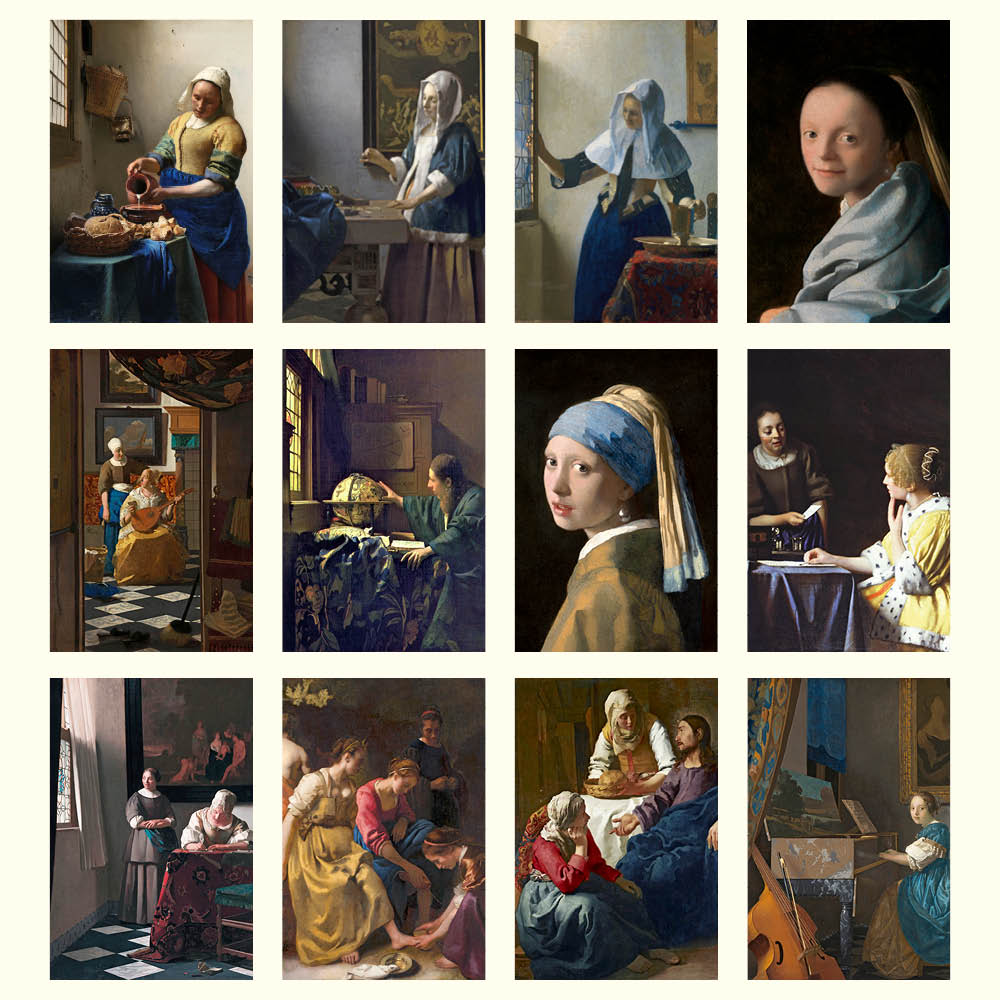 2027 Johannes Vermeer - Desk Easel Calendar