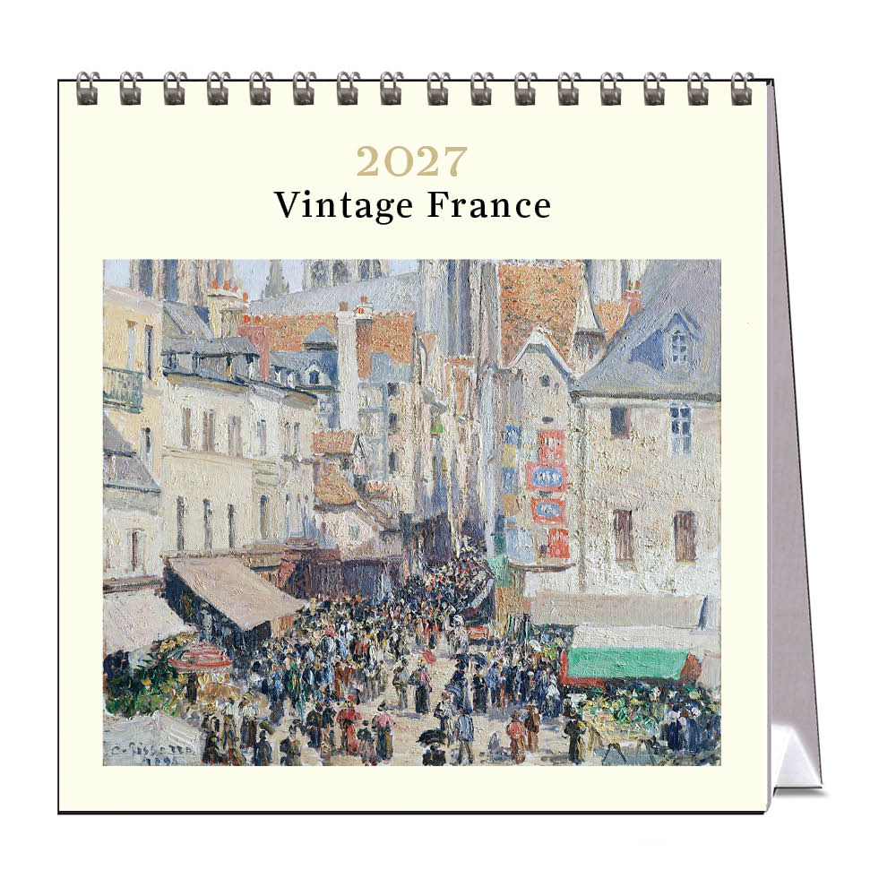 2027 Vintage France - Desk Easel Calendar