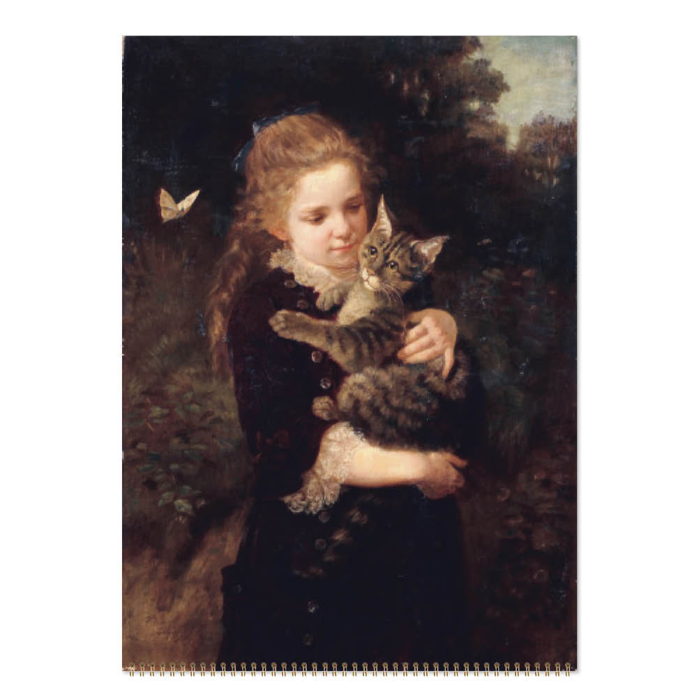 2027 Women with Cats - Deluxe Wall Calendar
