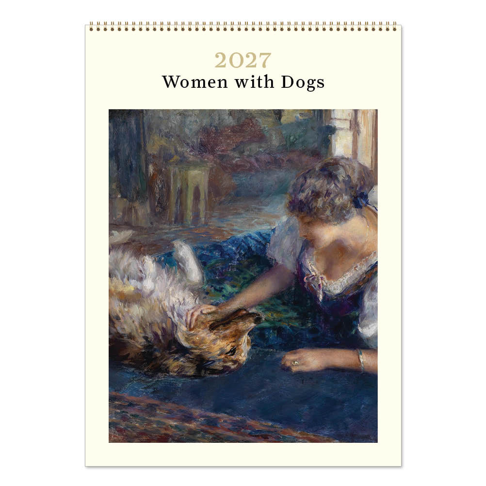 2027 Women with Dogs - Deluxe Wall Calendar