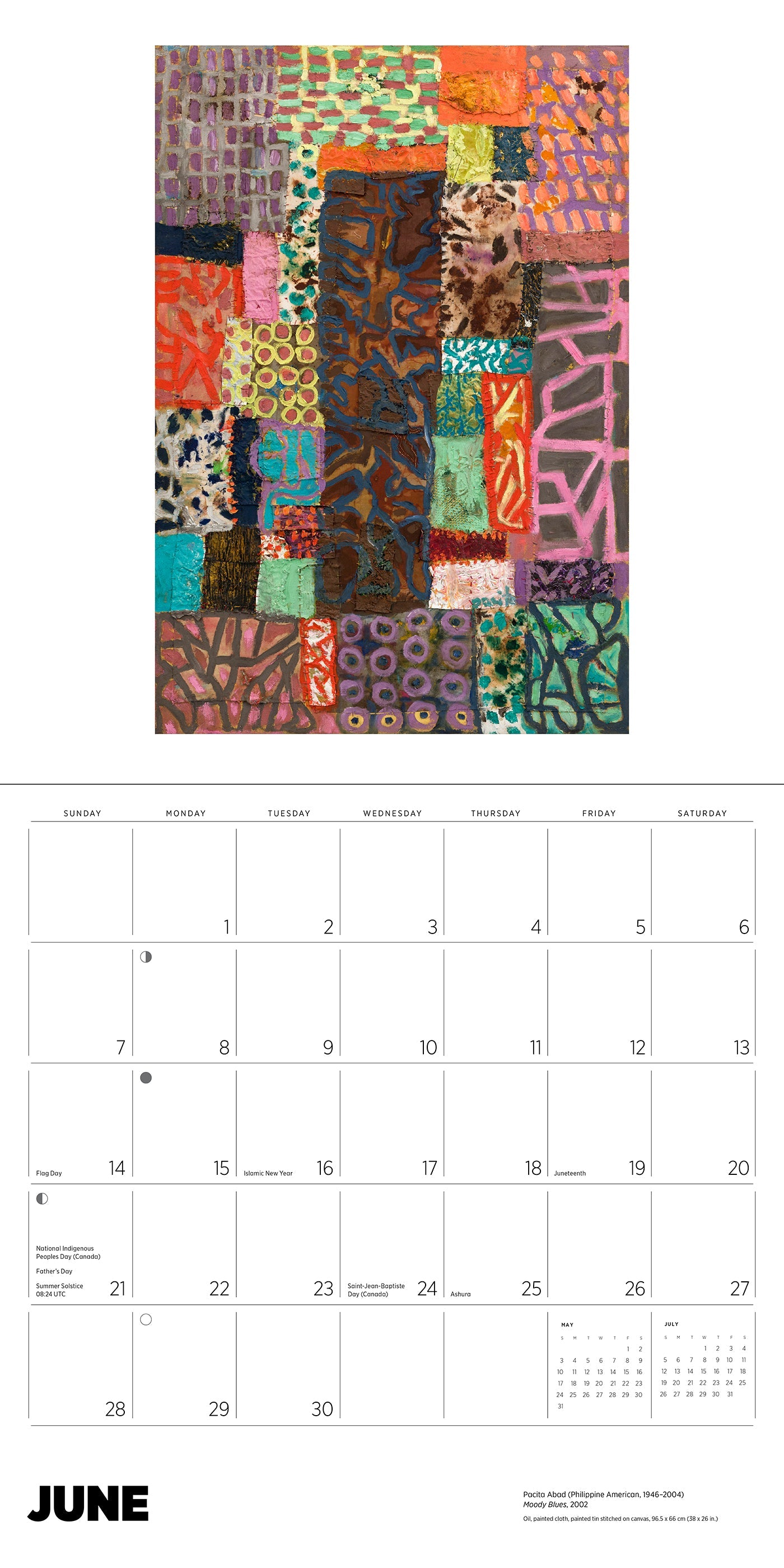 2026 Pacita Abad - Square Wall Calendar