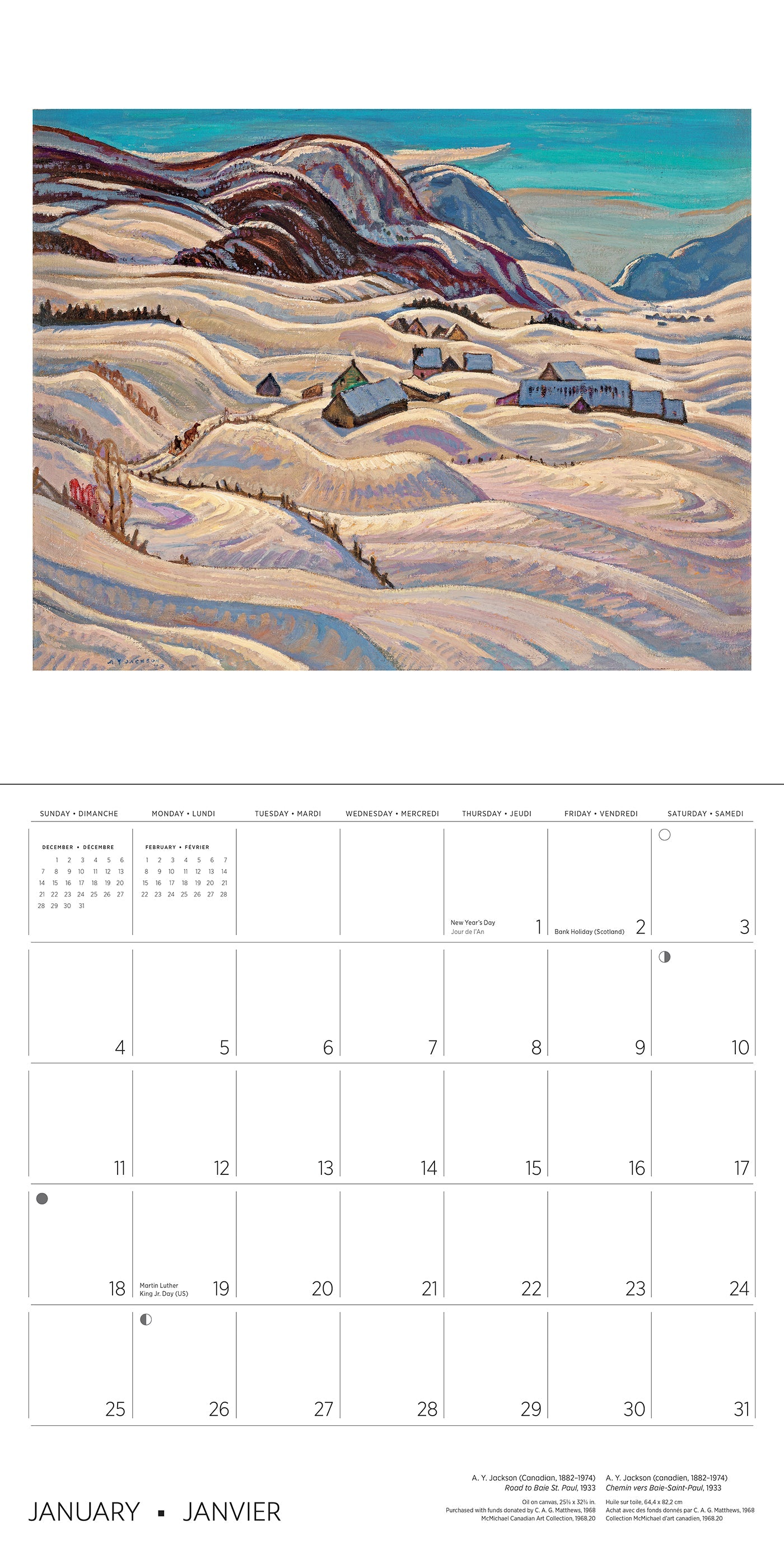 2026 The Group of Seven - Square Wall Calendar