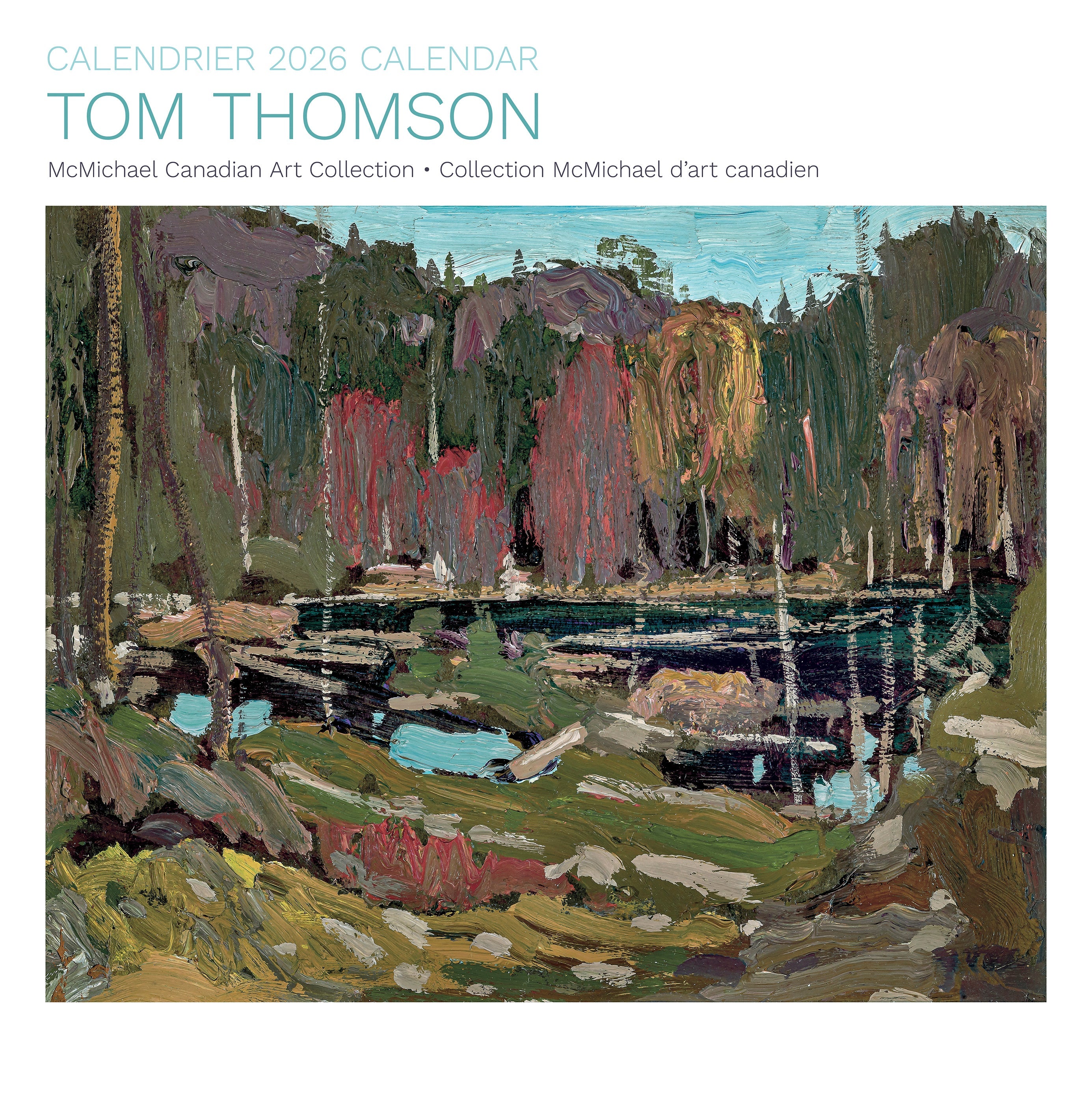 2026 Tom Thomson - Square Wall Calendar