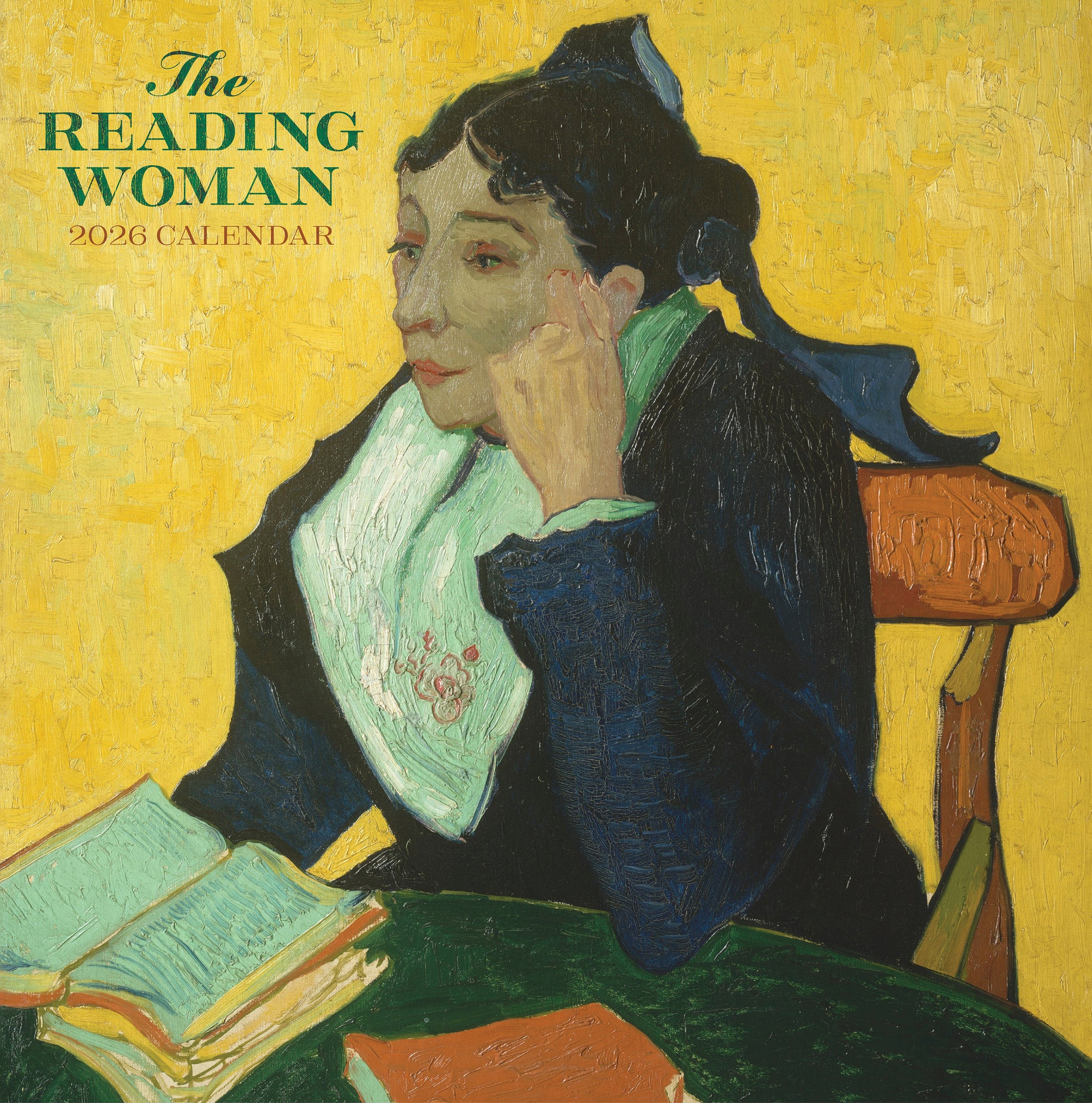2026 The Reading Woman - Square Wall Calendar