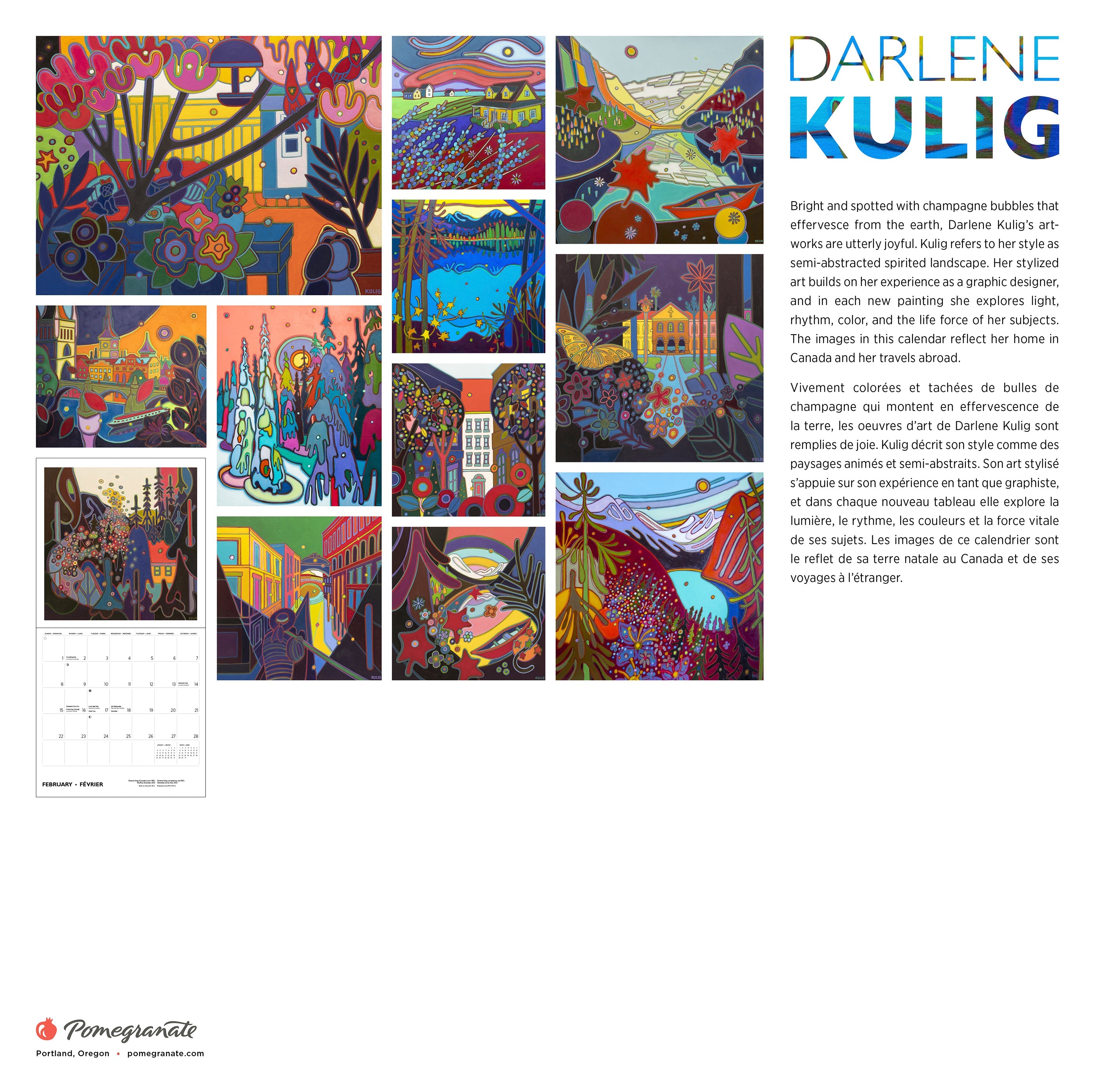 2026 Darlene Kulig - Square Wall Calendar