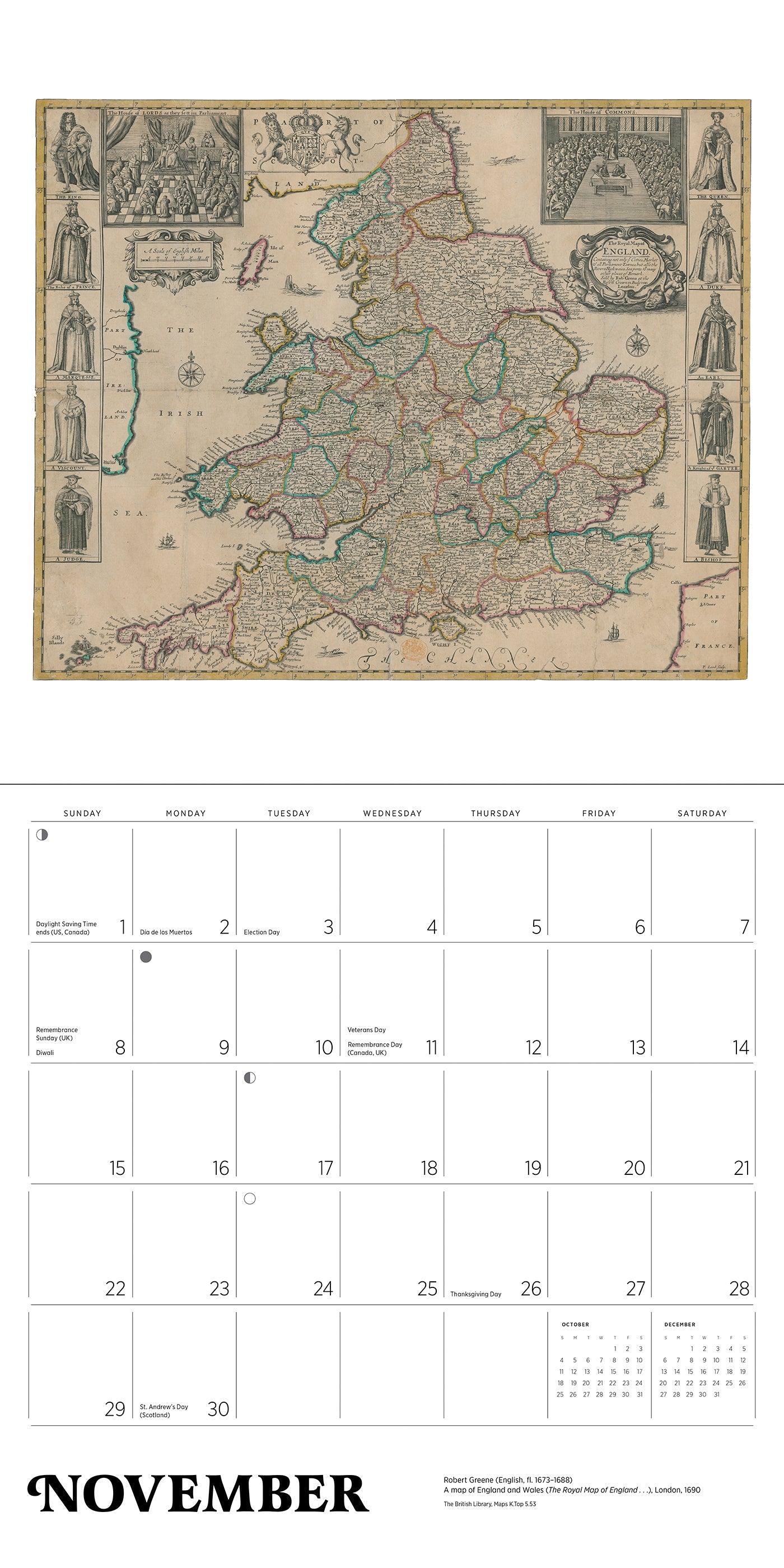 2026 Antique Maps - Square Wall Calendar