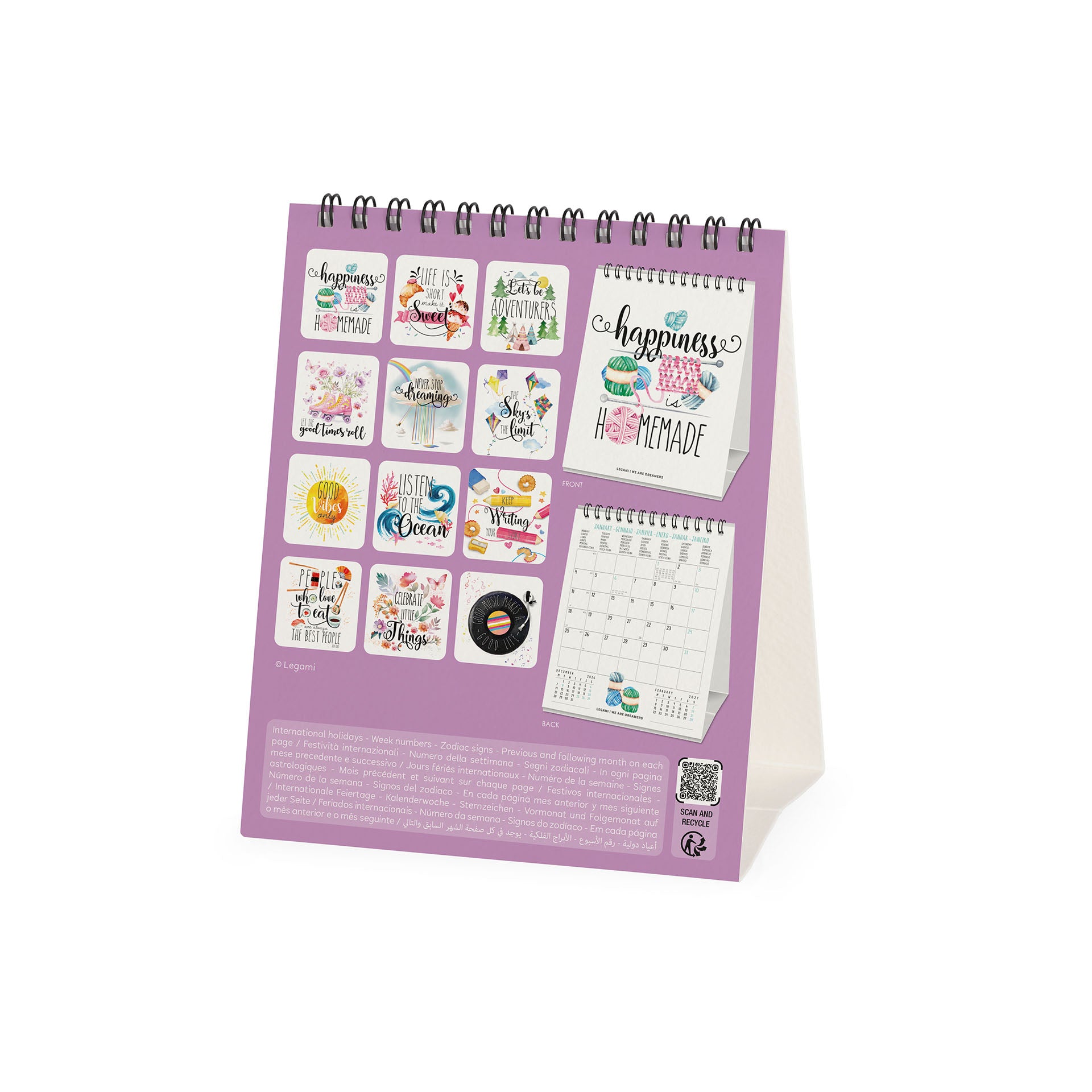 2027 Aphorisms - Desk Easel Calendar